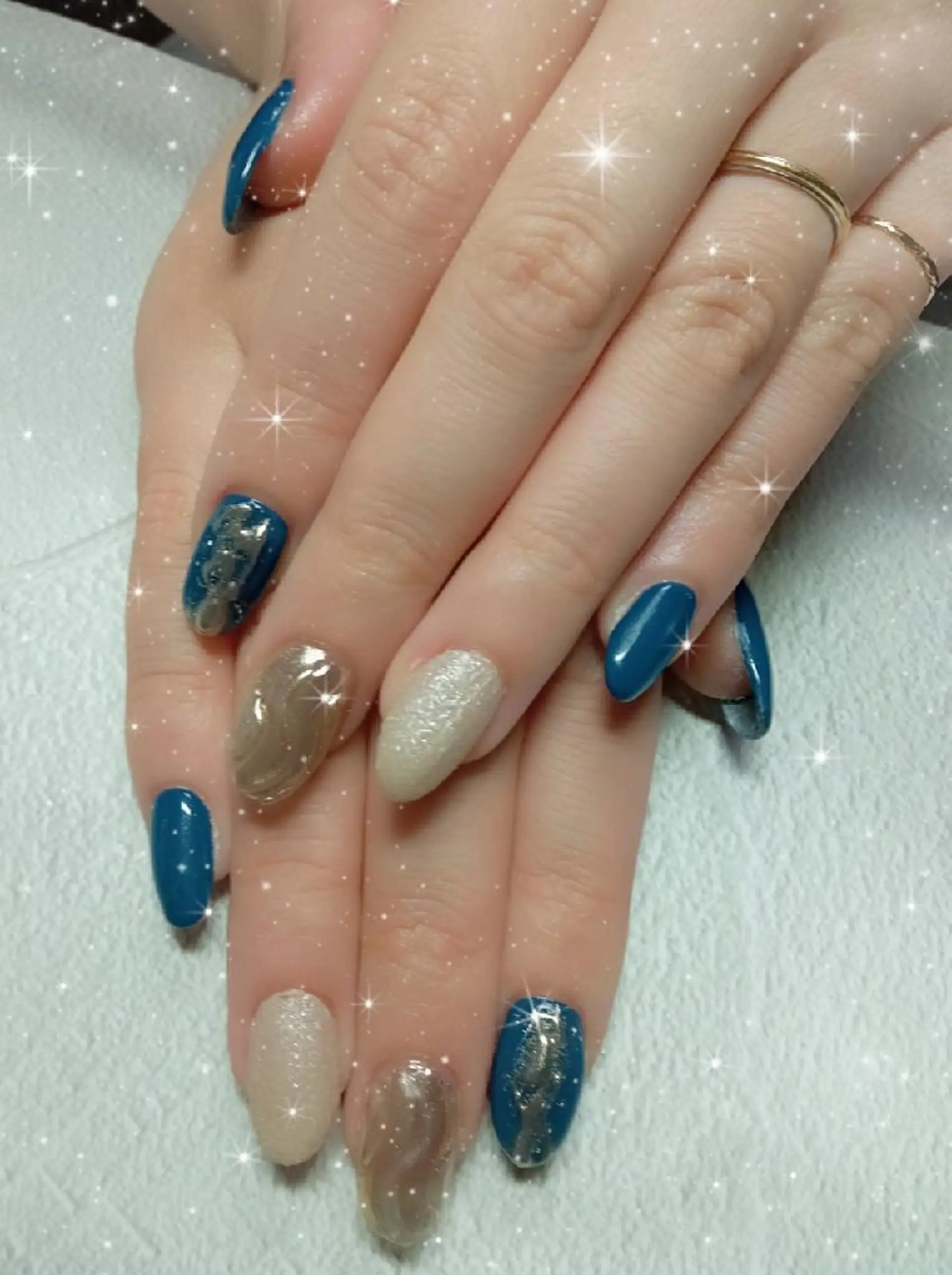 ネイル アートネイル フットネイル ジェルネイル ホログラムネイル ミラーネイル ハンドネイル flure de neige yukiのネイルデザイン