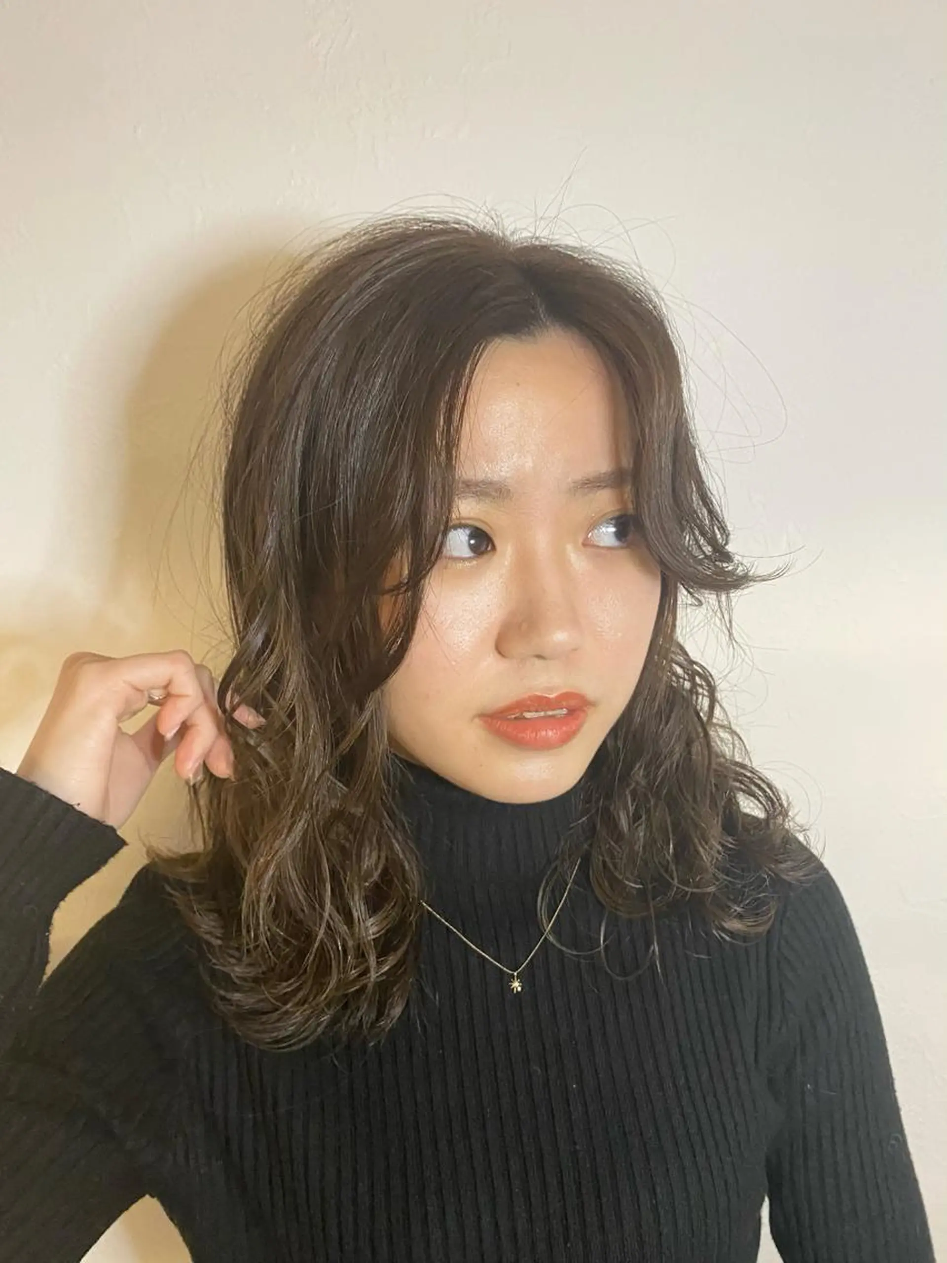 セミロング カラー パーマ m ā l o. マァロのヘアスタイル