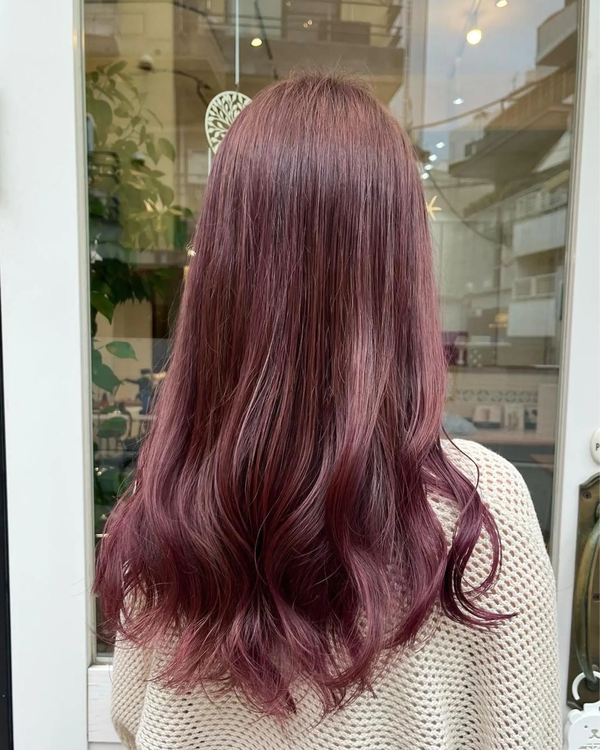 ロング カラー ラベンダーカラー ラベンダーピンク ピンクカラー 髪質改善 髪質改善☆ 縮毛矯正miyuのヘアスタイル