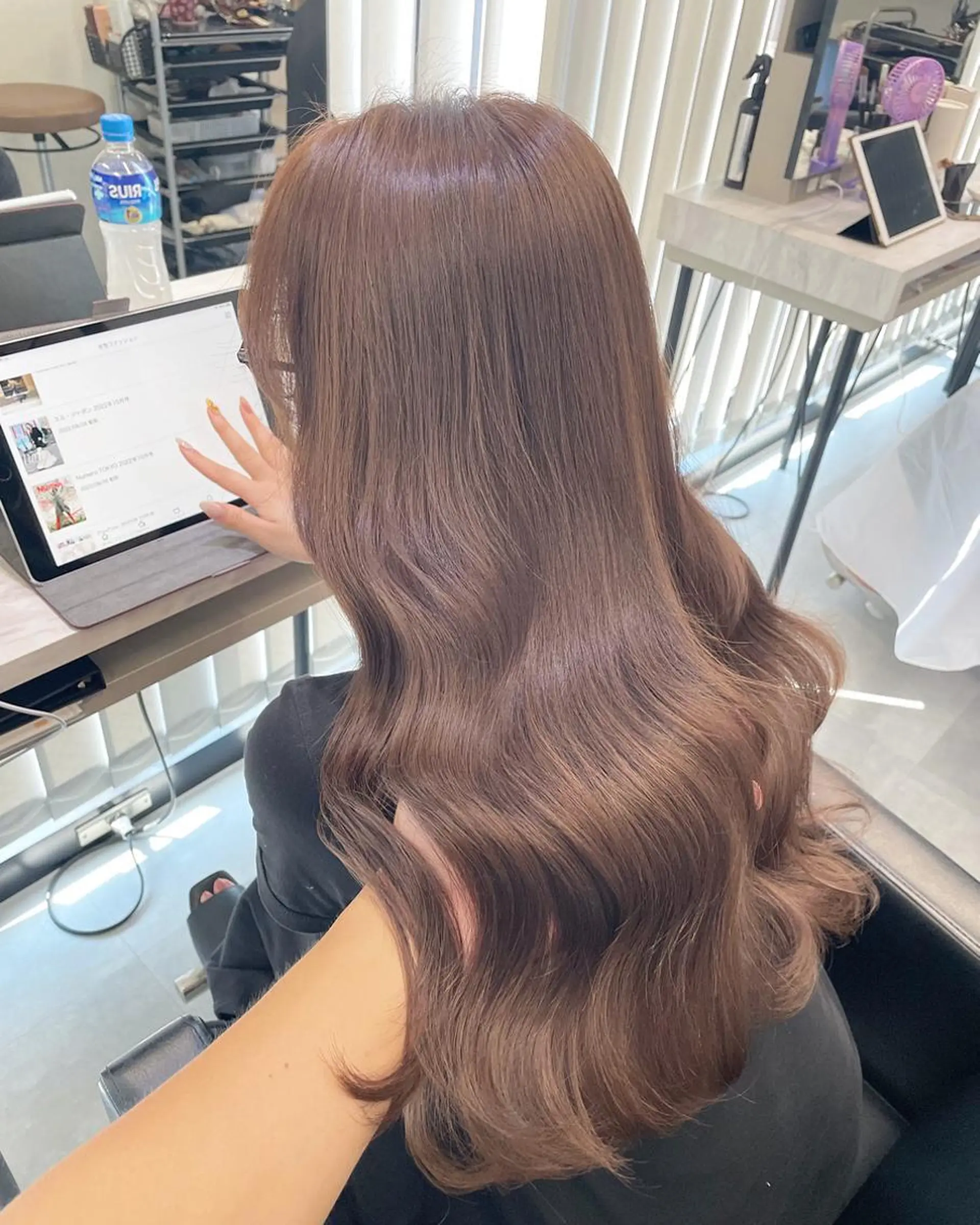 ロング カラー カット ヘアカラー Hardy ショータのヘアスタイル