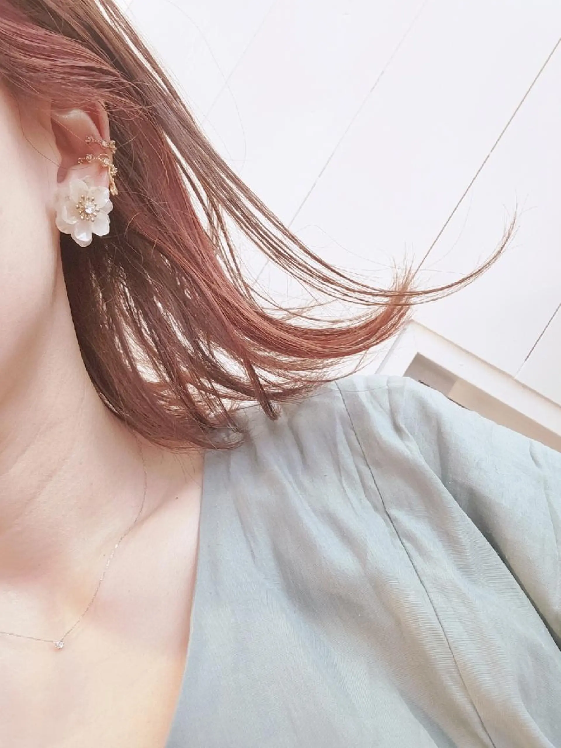 ミディアム カラー Coumi 女性専用美容室のヘアスタイル