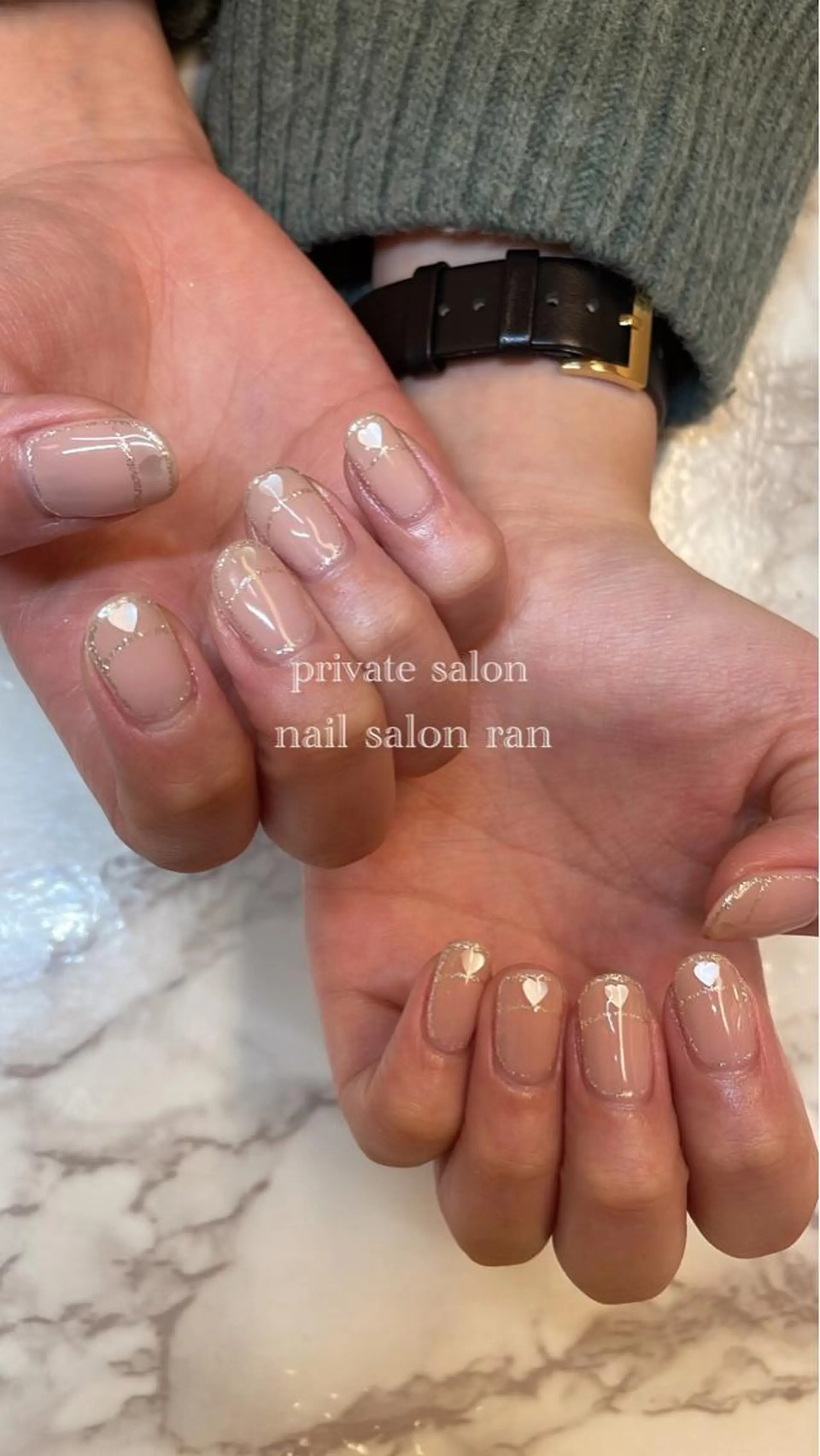 ネイル フレンチネイル nailsalon ranのネイルデザイン