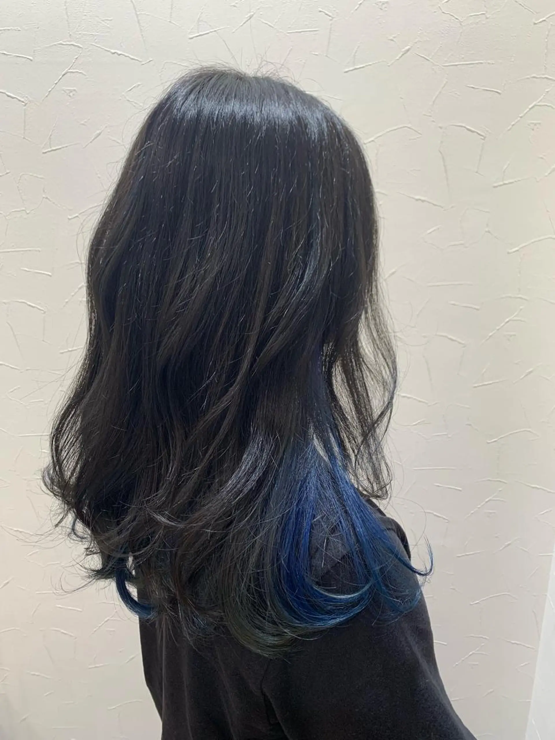 セミロング カラー ブルーカラー カット 縮毛矯正 お悩み、似合わせ提案 将真のヘアスタイル