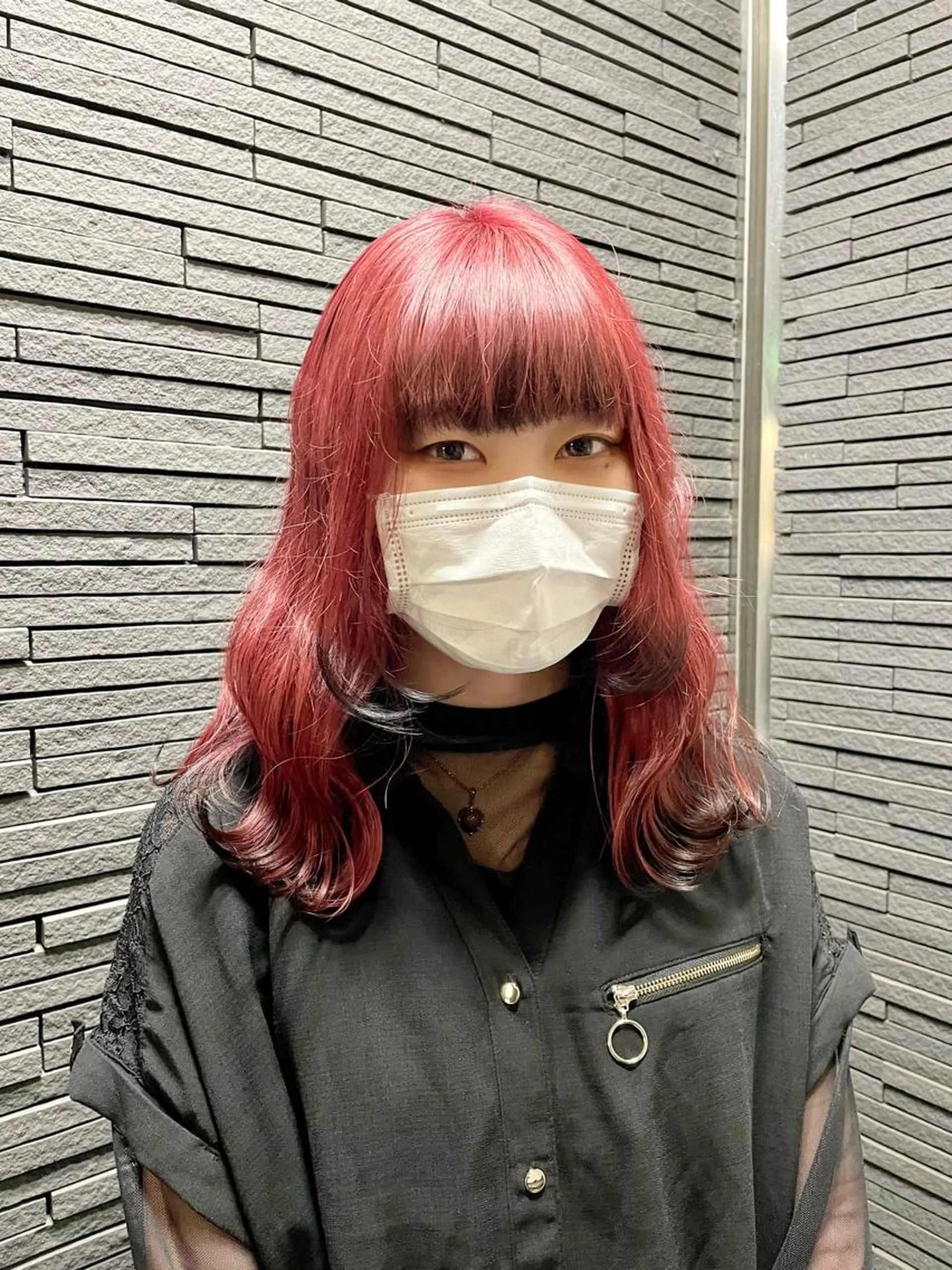 ロング 前田 菜奈子のヘアスタイル