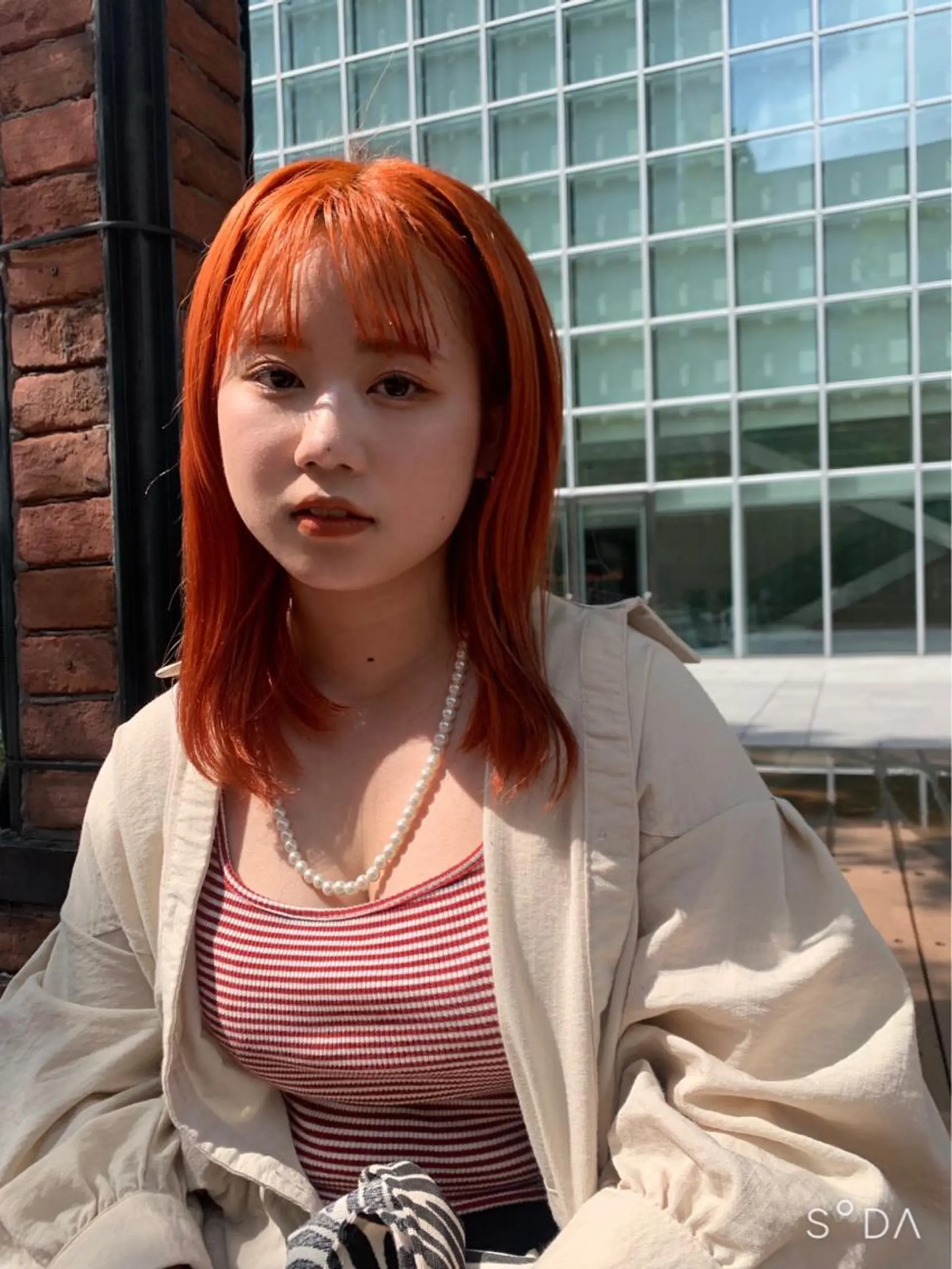 ミディアム カラー 岩戸 新のヘアスタイル