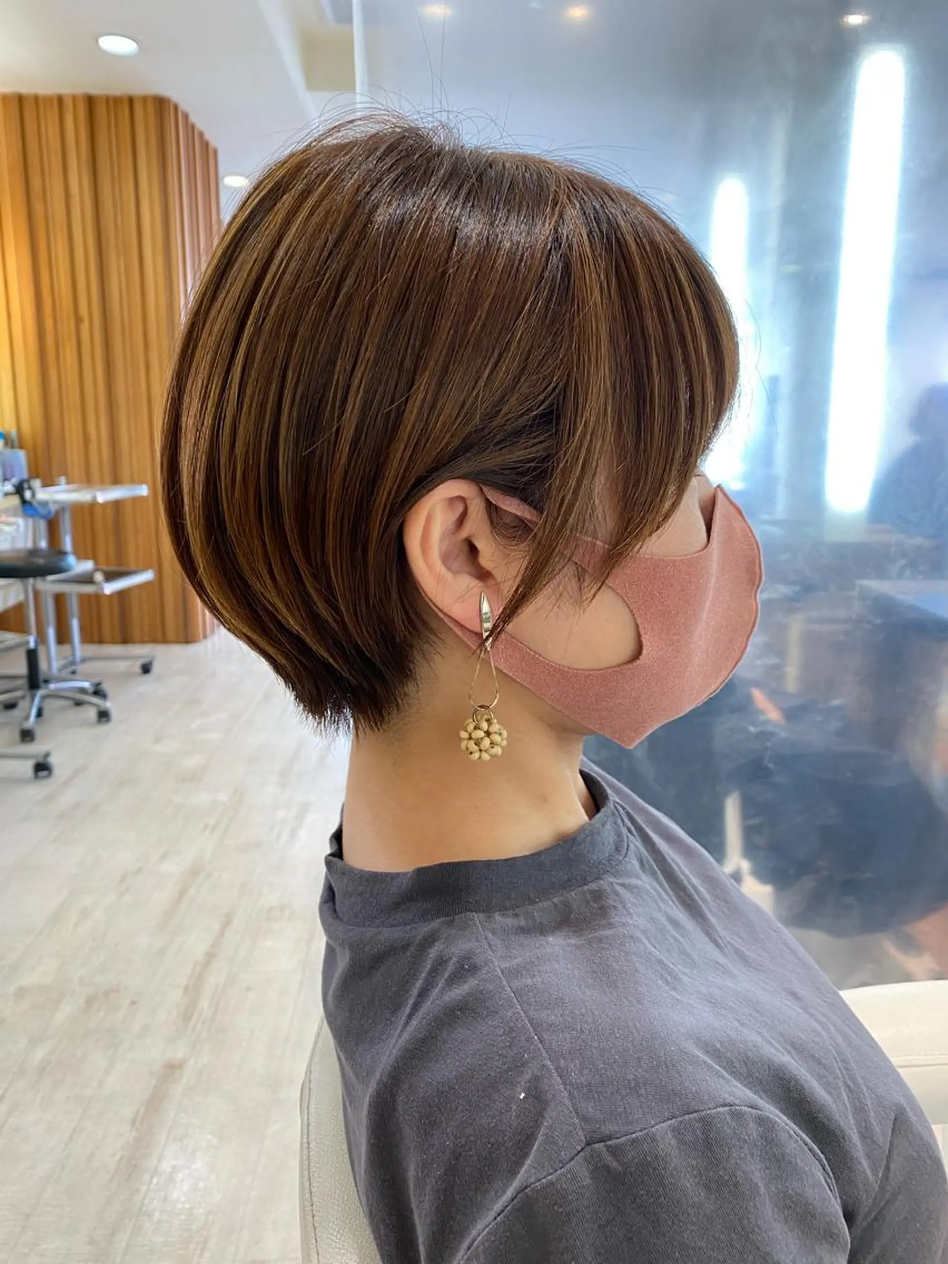 ショート カラー ショートヘア ショート/ボブ🌿 大野ちかのヘアスタイル