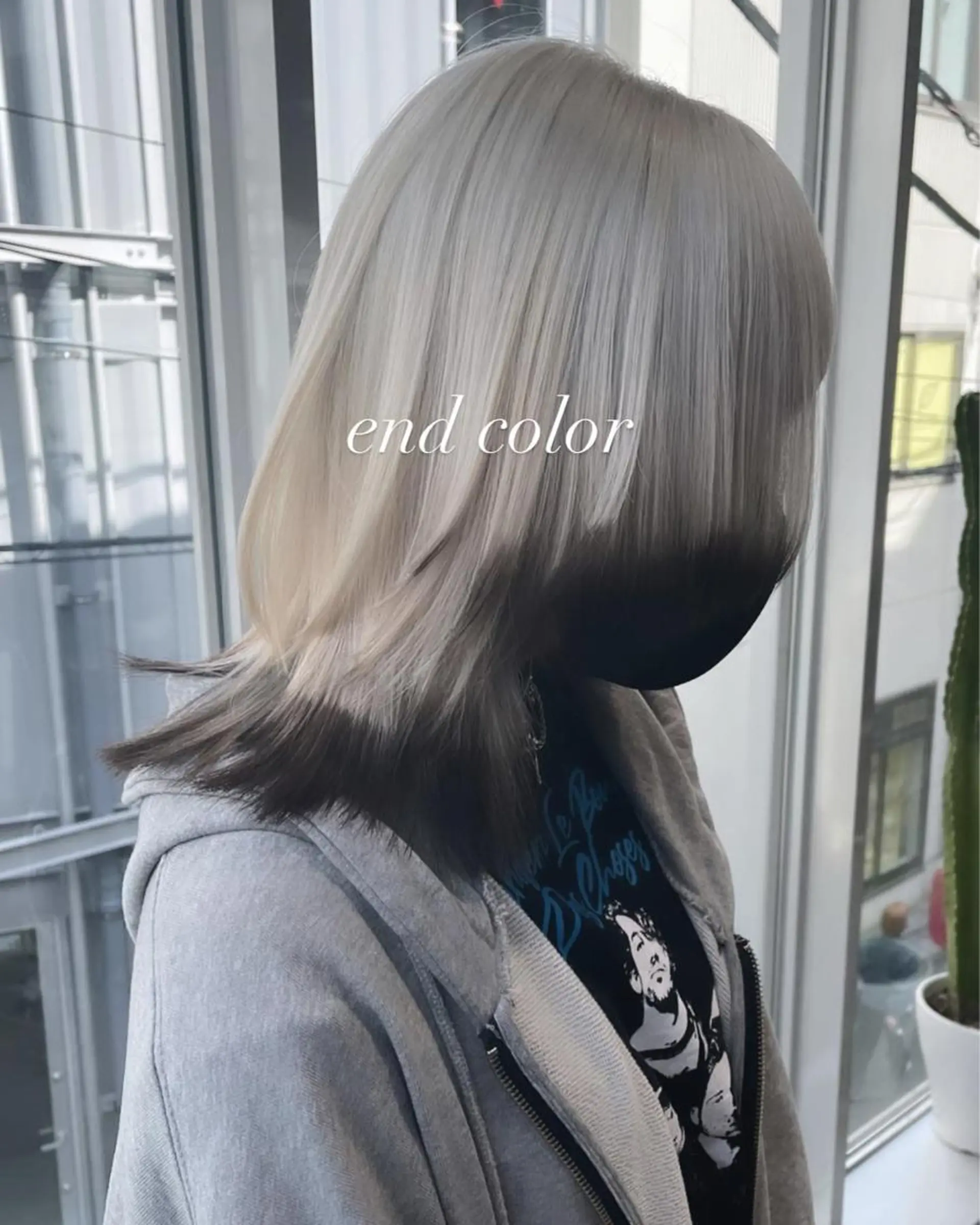 ミディアム カラー カット ヘアカラー トリートメント ヘアセット 💜ハイトーン💛 マジカルかいちゃんのヘアスタイル