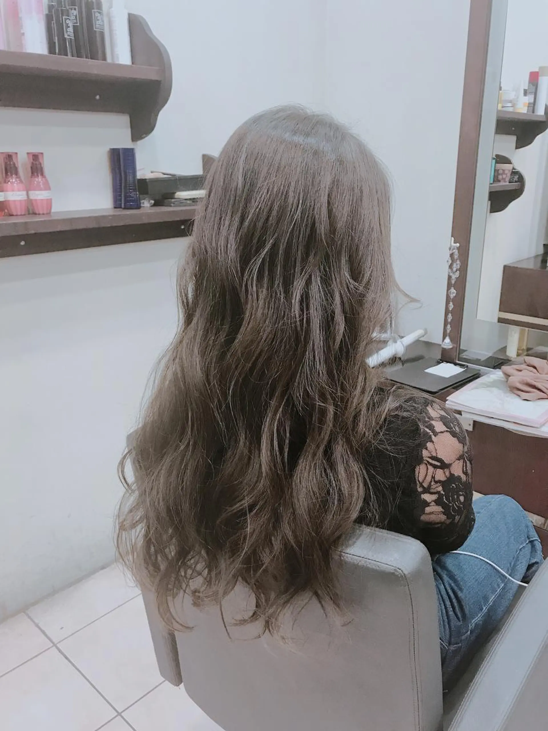 ロング 外国人風カラー 透明感韓国ヘア♡ みつきのヘアスタイル