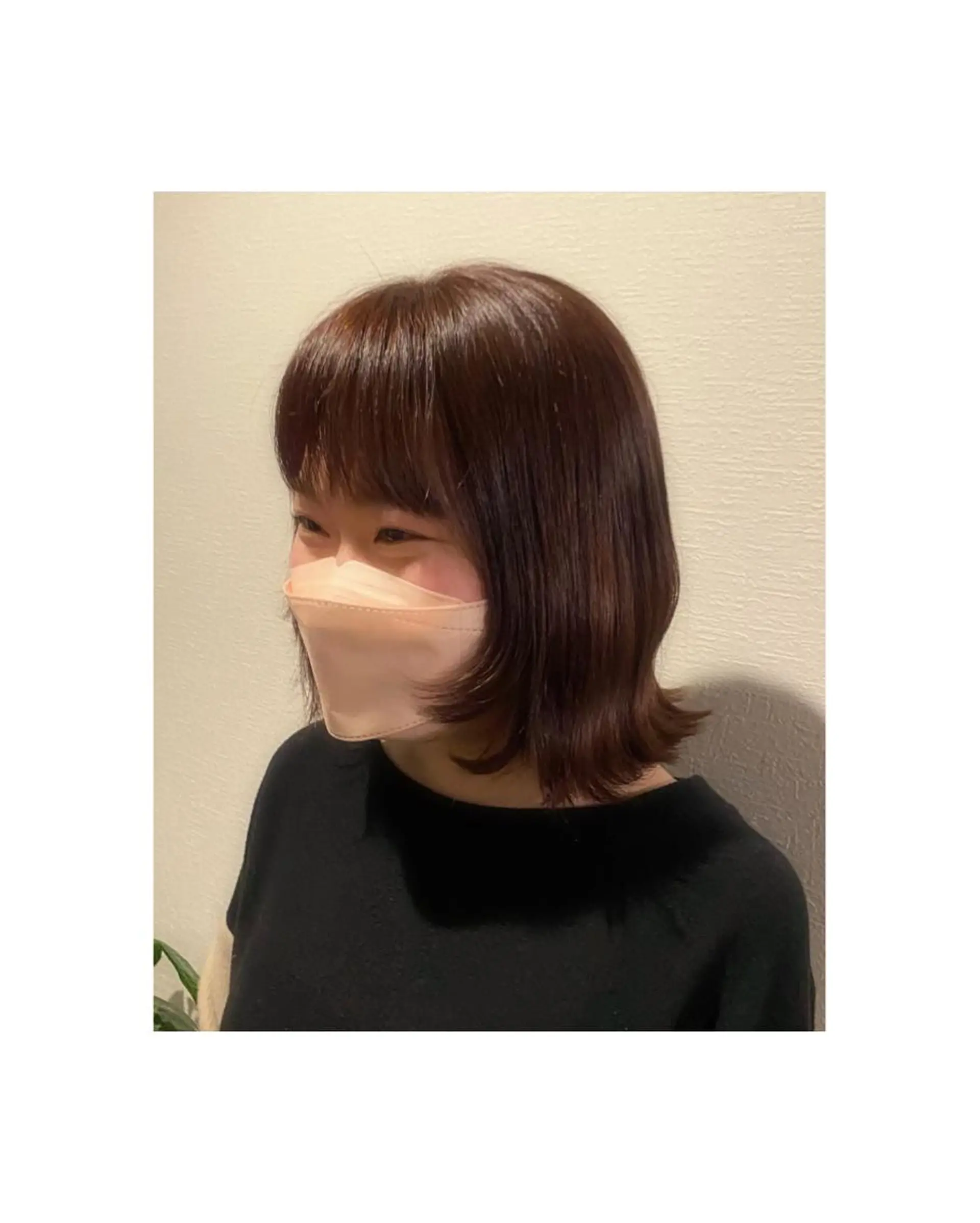 ミディアム カラー ヘアアレンジ 🎀レイヤーカット/ 艶カラー/ﾕｶ🎀のヘアスタイル