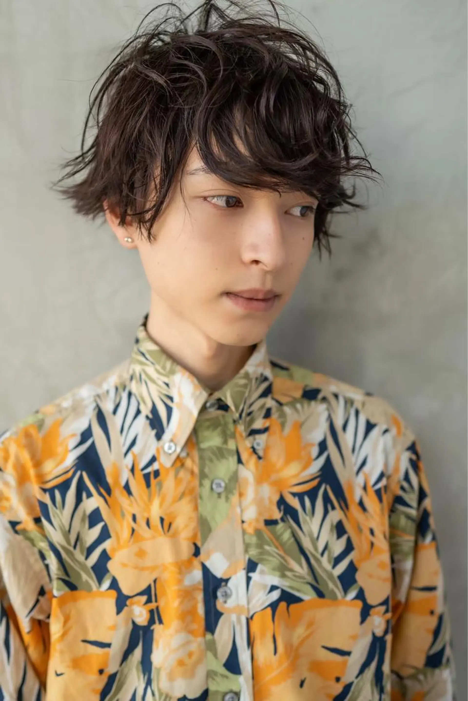 パーマ メンズ マッシュ メンズパーマ 10月限定モニター 髪質改善美髪矯正のヘアスタイル