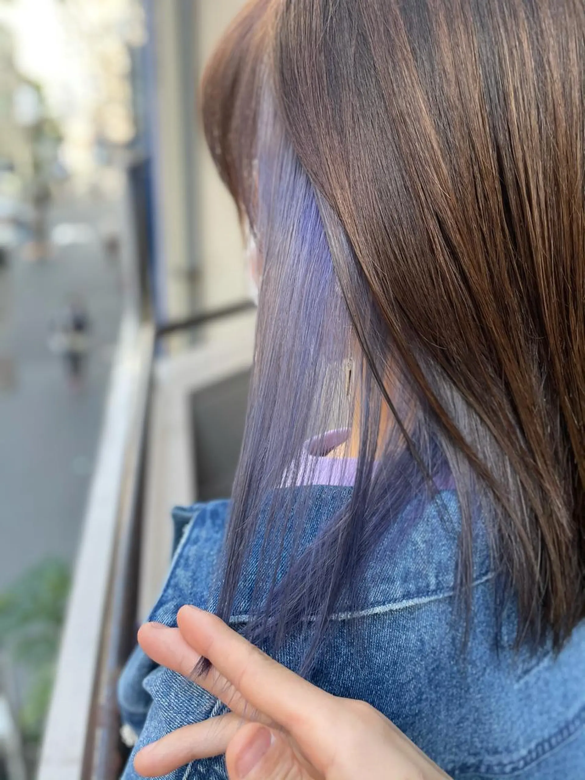 ミディアム カラー パーマ ヘアアレンジ メンズ キッズ ネイル マツエク・マツパ メンズブリーチ メンズインナーカラー メンズ韓国風 ブリーチ ケアブリーチ 切りっぱなしヘアボブ ミディアムヘアRYOのヘアスタイル