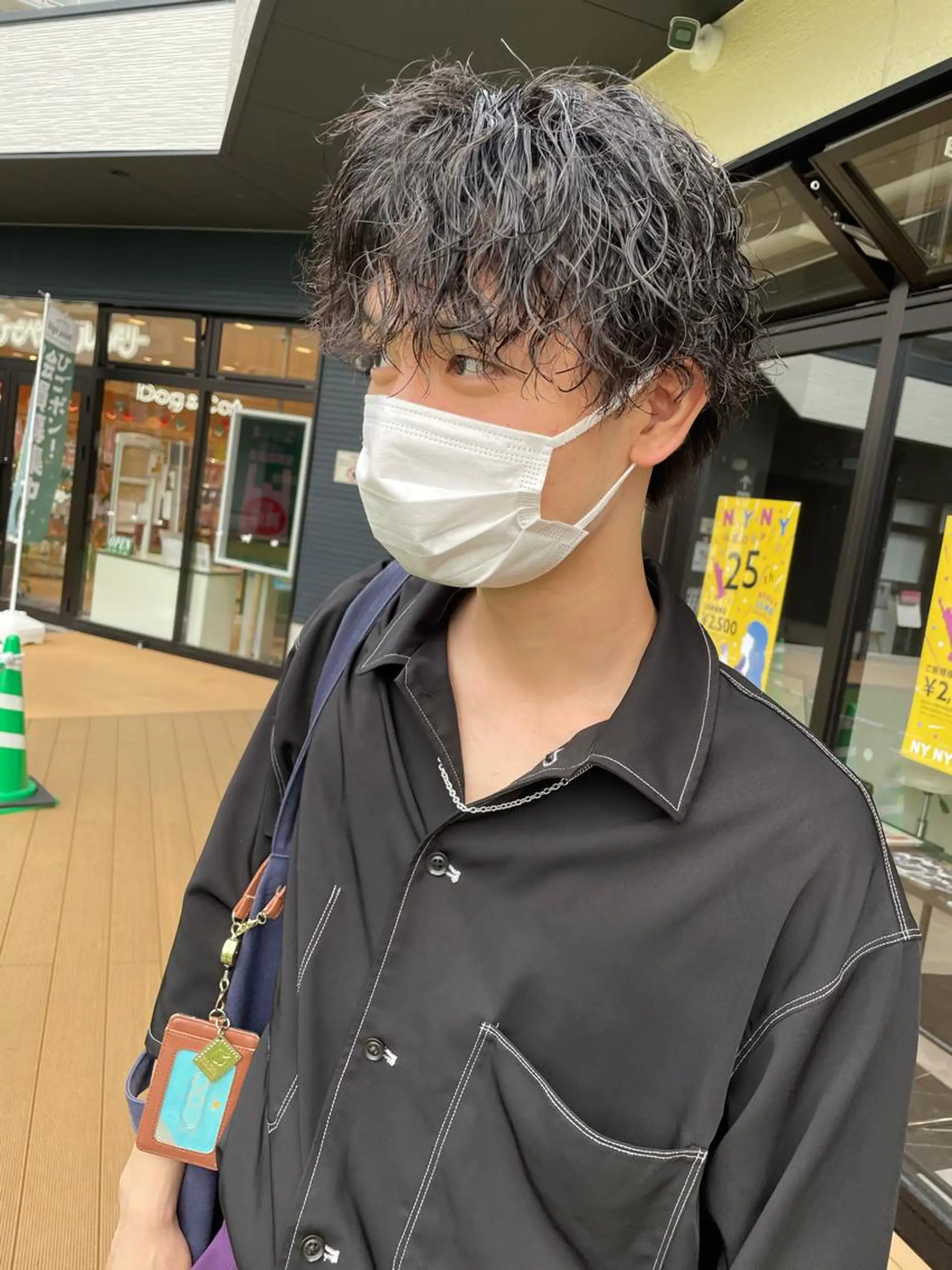 ショート パーマ メンズ メンズヘア特化 崎田 成人のヘアスタイル