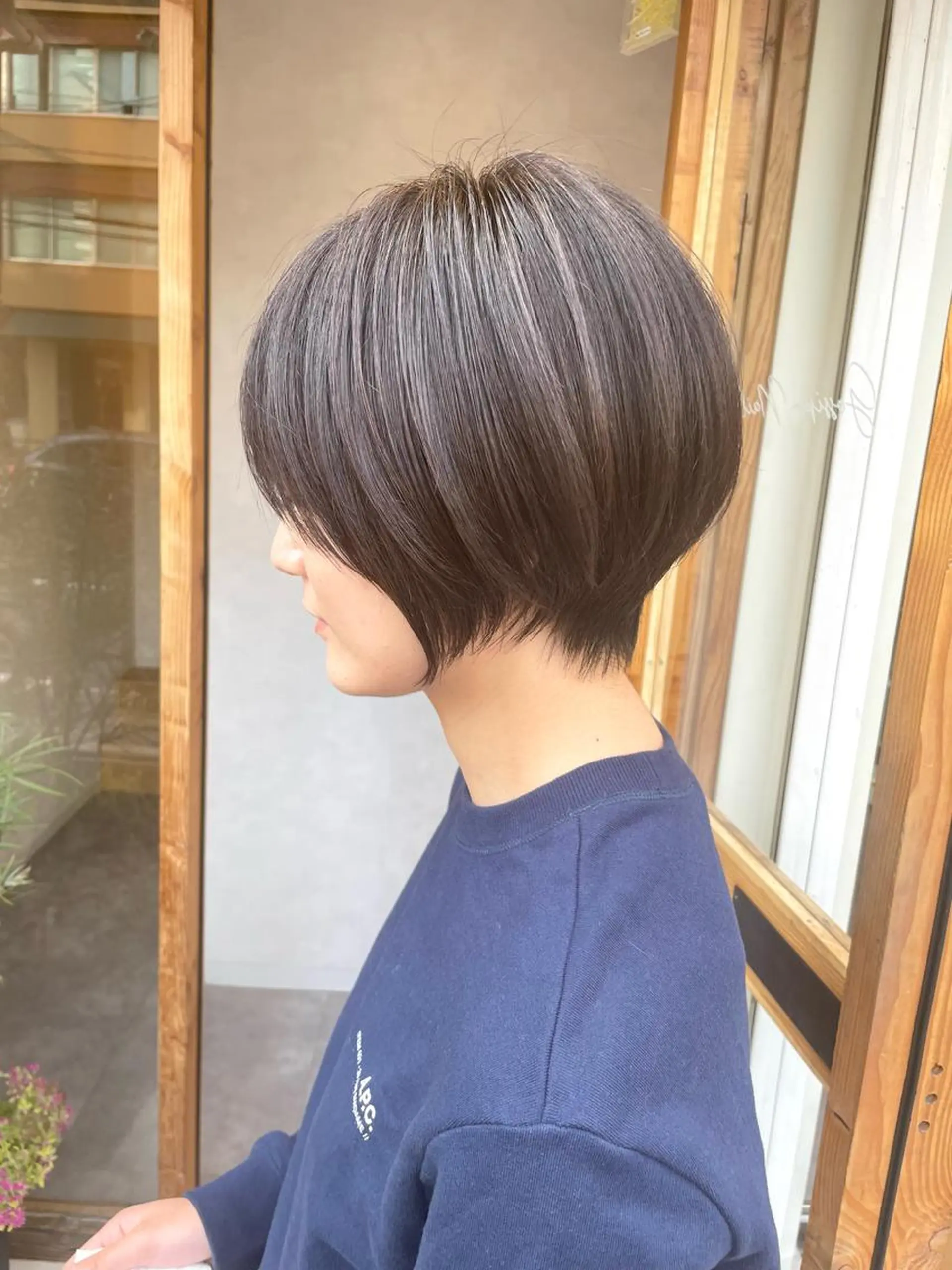 ショート くびれヘア ショートヘア くがれいじ 梅田/ショート/ボブのヘアスタイル