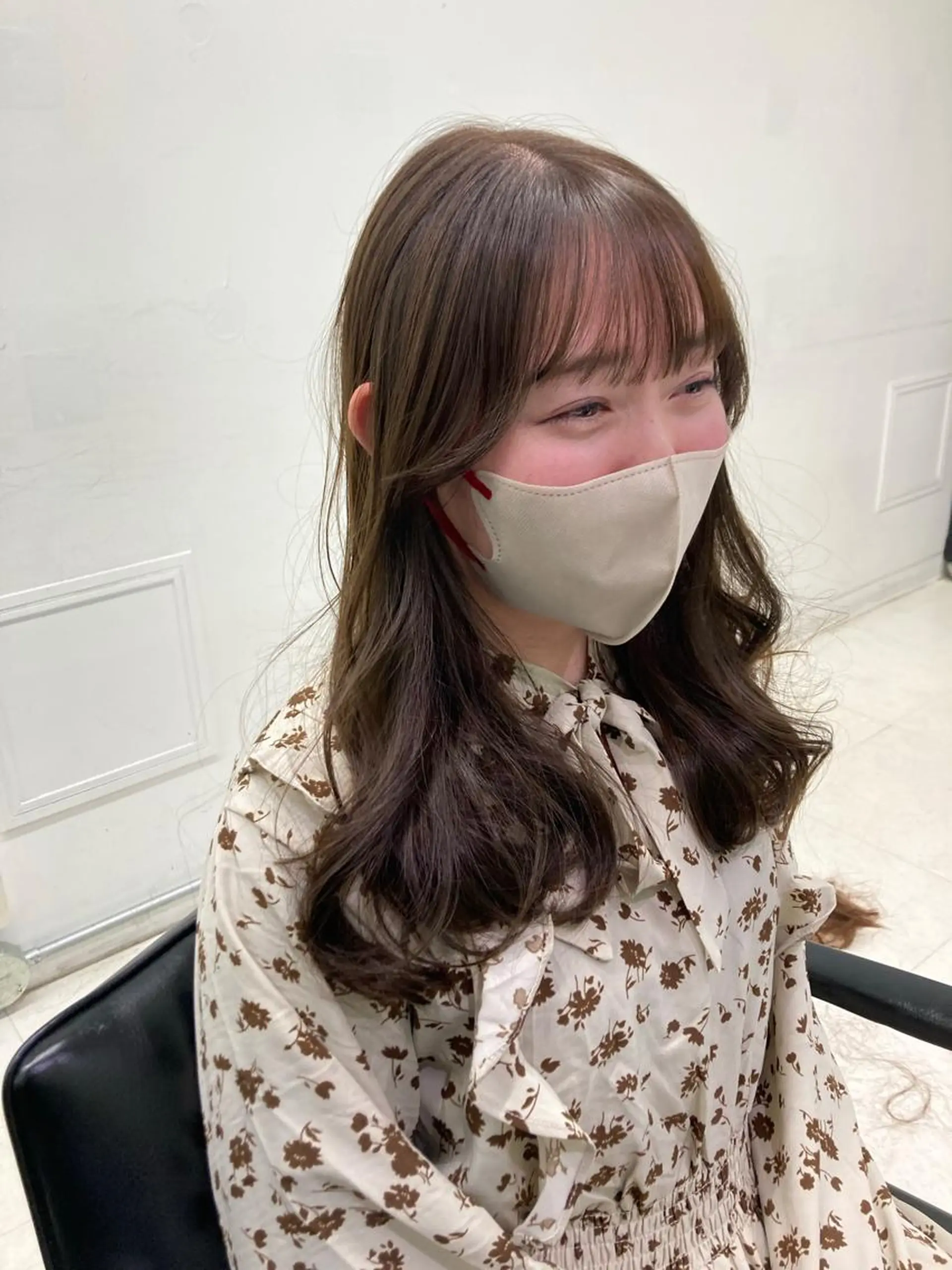 ロング カラー カット ヘアカラー トリートメント 💖ブリーチなし透明 感💖ASAHIのヘアスタイル