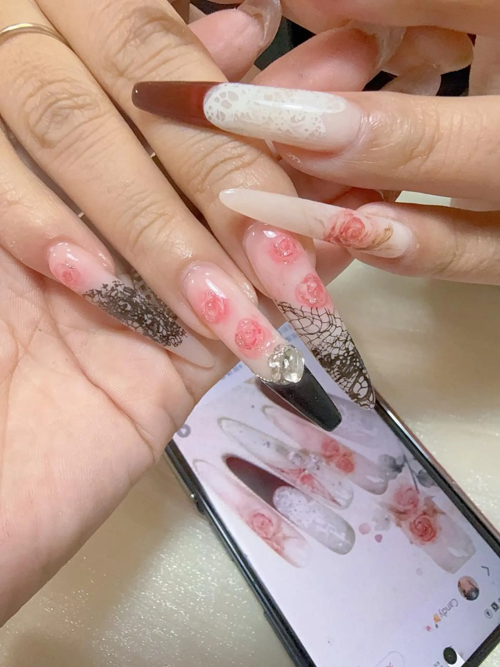 ネイル 西川口韓国ネイル ✨ワンホンネイルのネイルデザイン