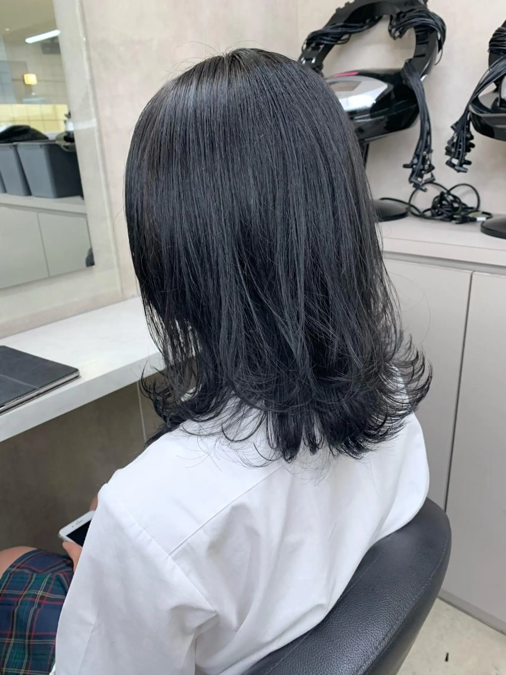 セミロング ヘアカラー トリートメント 【美容室が苦手な方 専問美容室】MIHOのヘアスタイル