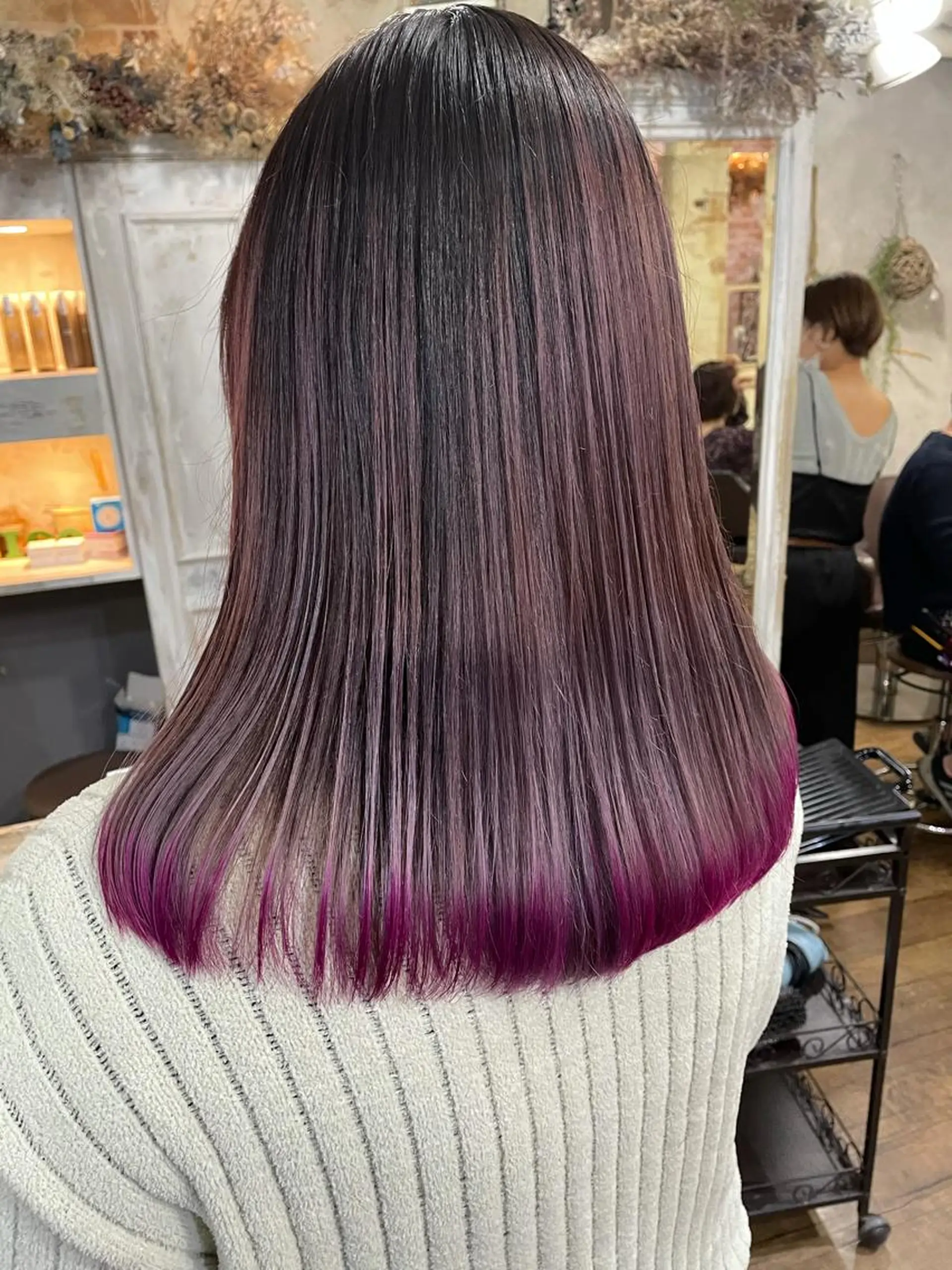 ミディアム カラー ヘアカラー トリートメント 遠藤 拓馬のヘアスタイル