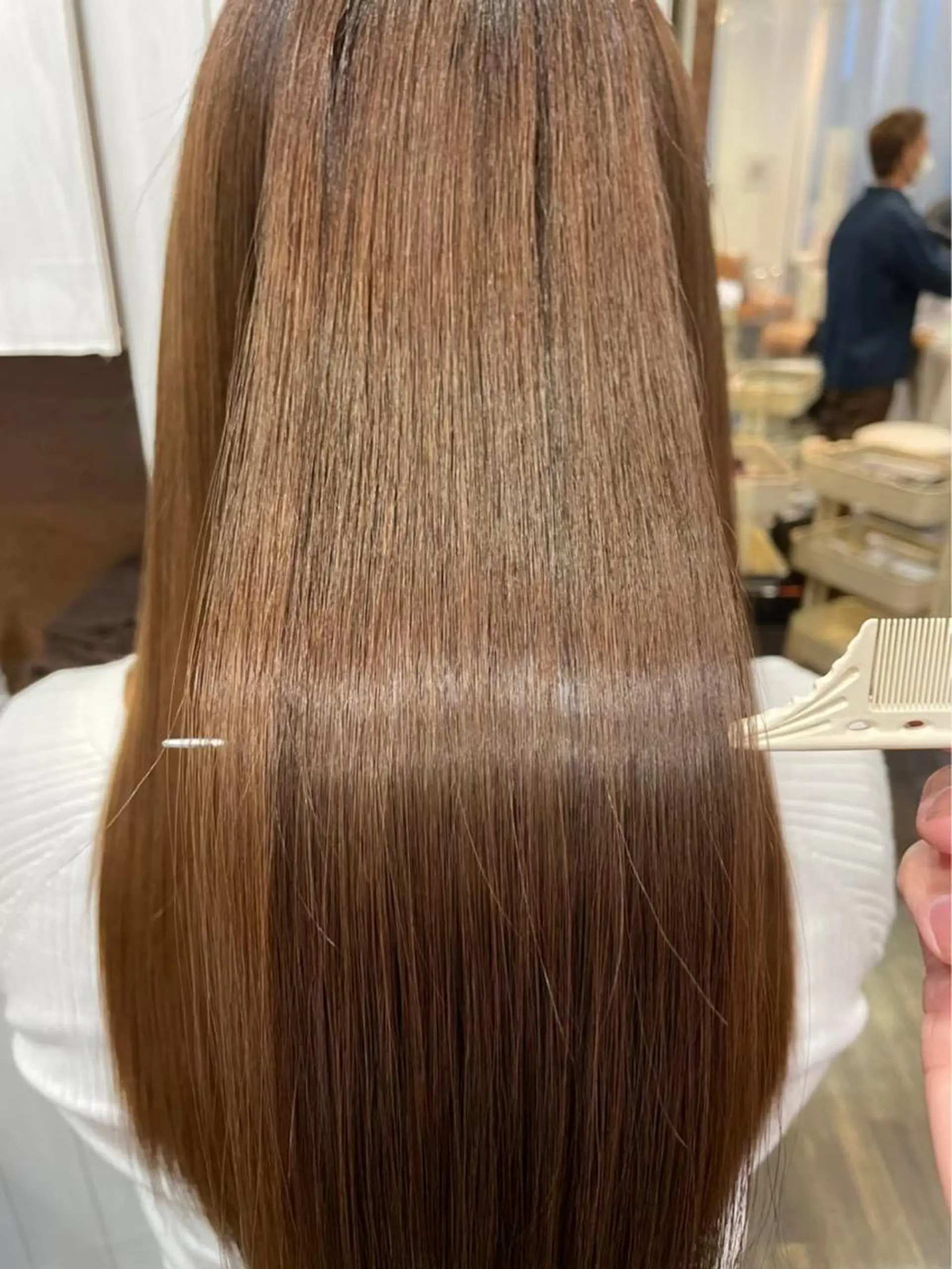 ロング カラー 髪質改善 髪質改善✨美髪矯正✨ KAREN🍓のヘアスタイル