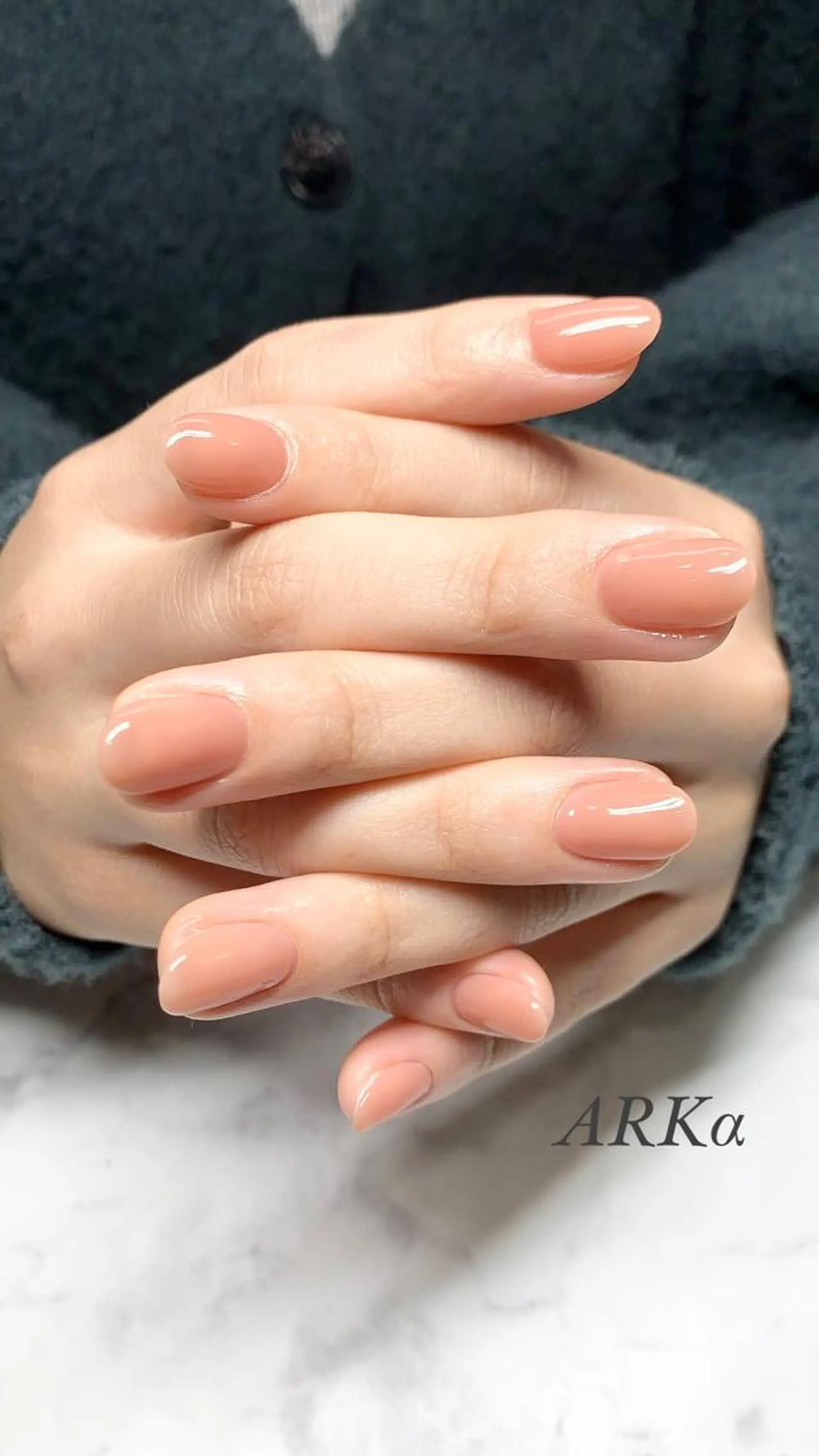 ミディアム ネイル ハンドネイル Nailsalon ARKαのネイルデザイン