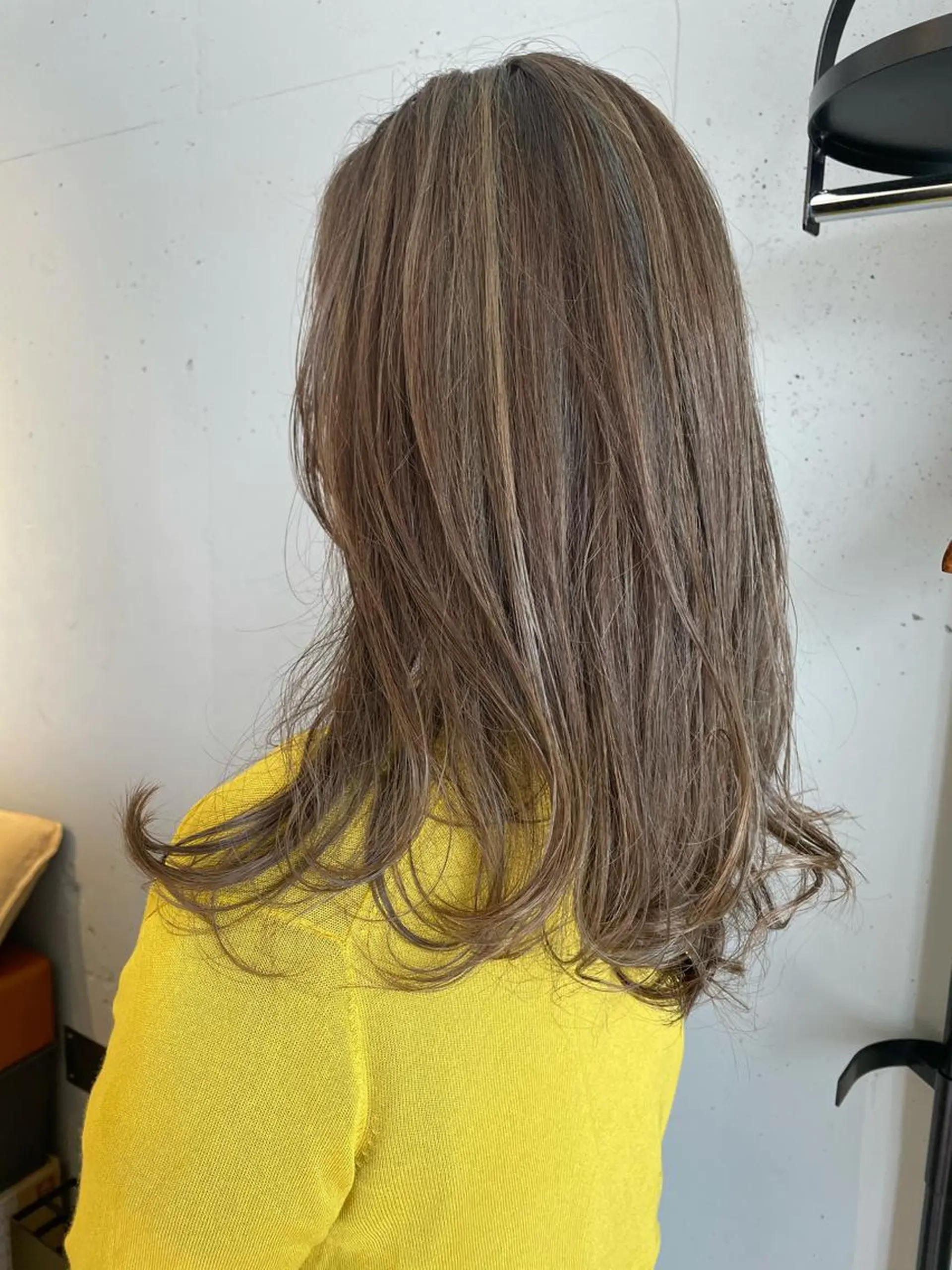 ロング カラー 東 みのりのヘアスタイル