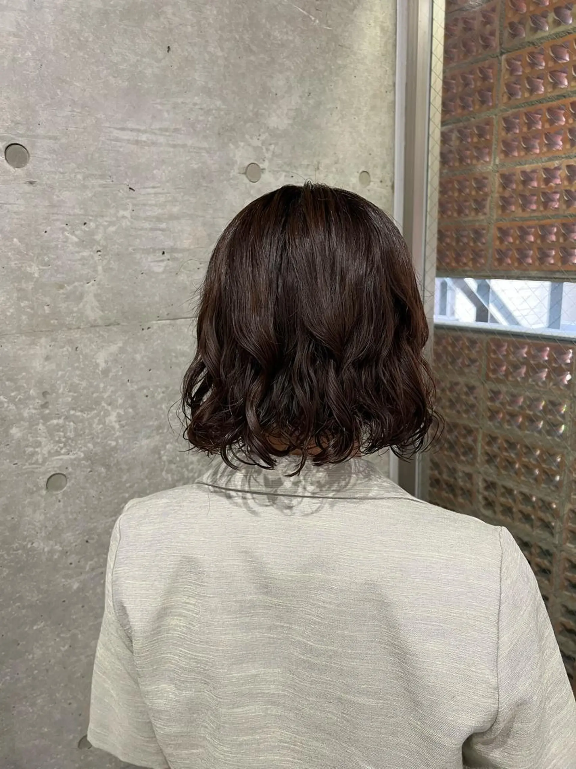 パーマ ボブパーマコテ巻き風 パーマNo1深江秀平のヘアスタイル