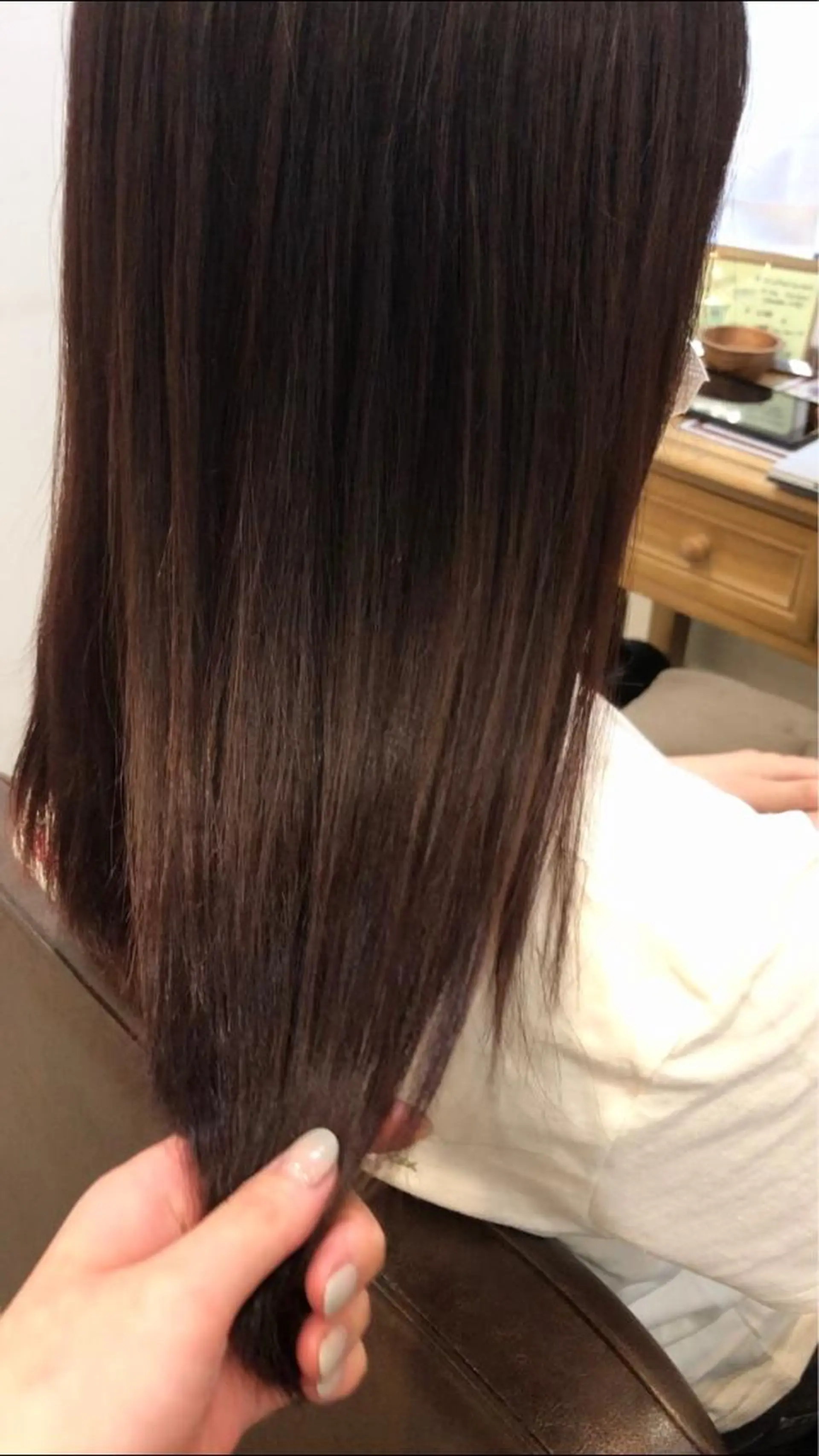 セミロング カット 縮毛矯正 髪質改善/縮毛矯正 /青山　早希🐾のヘアスタイル