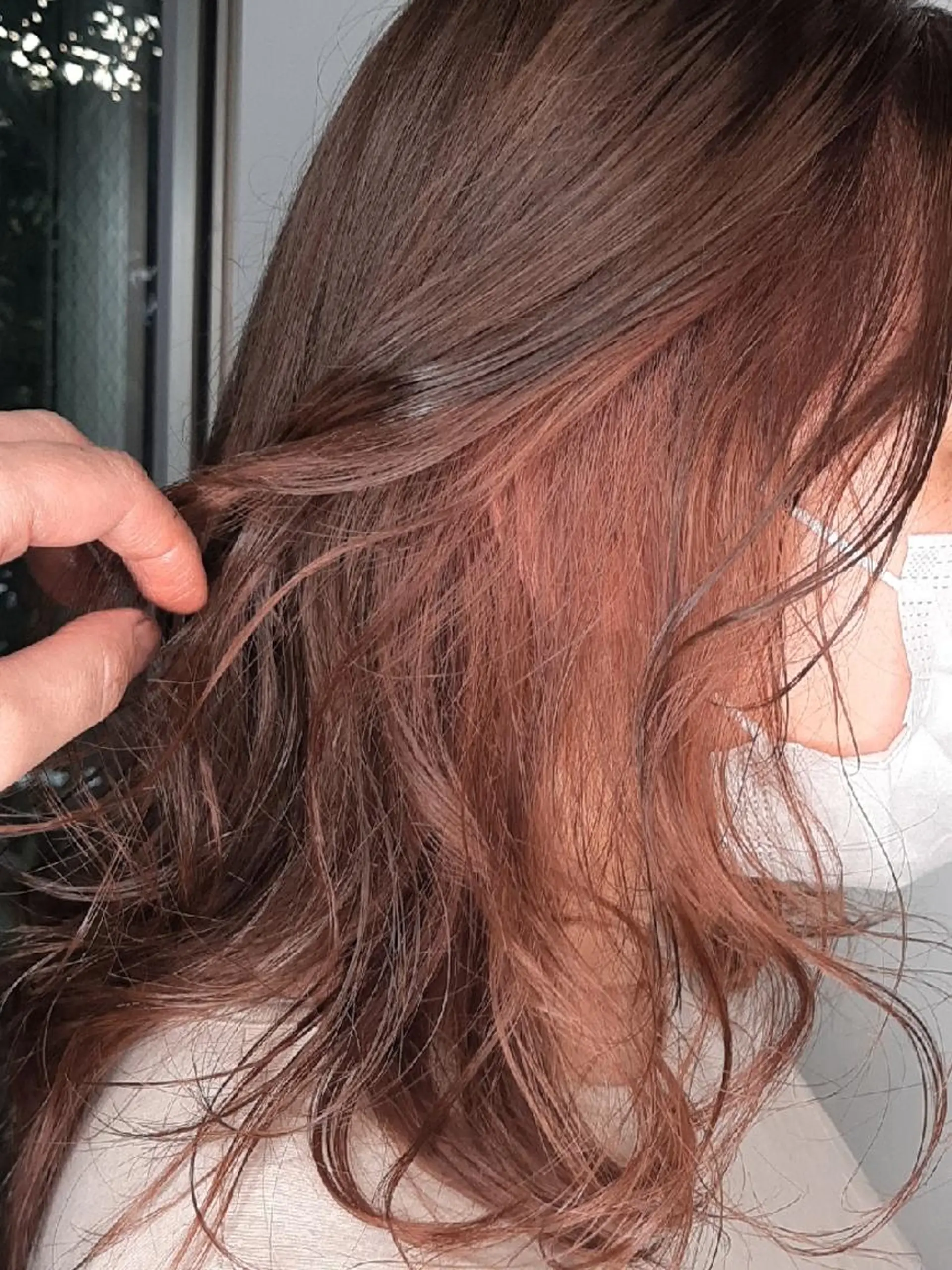 セミロング はらだ ともこ☺︎のヘアスタイル