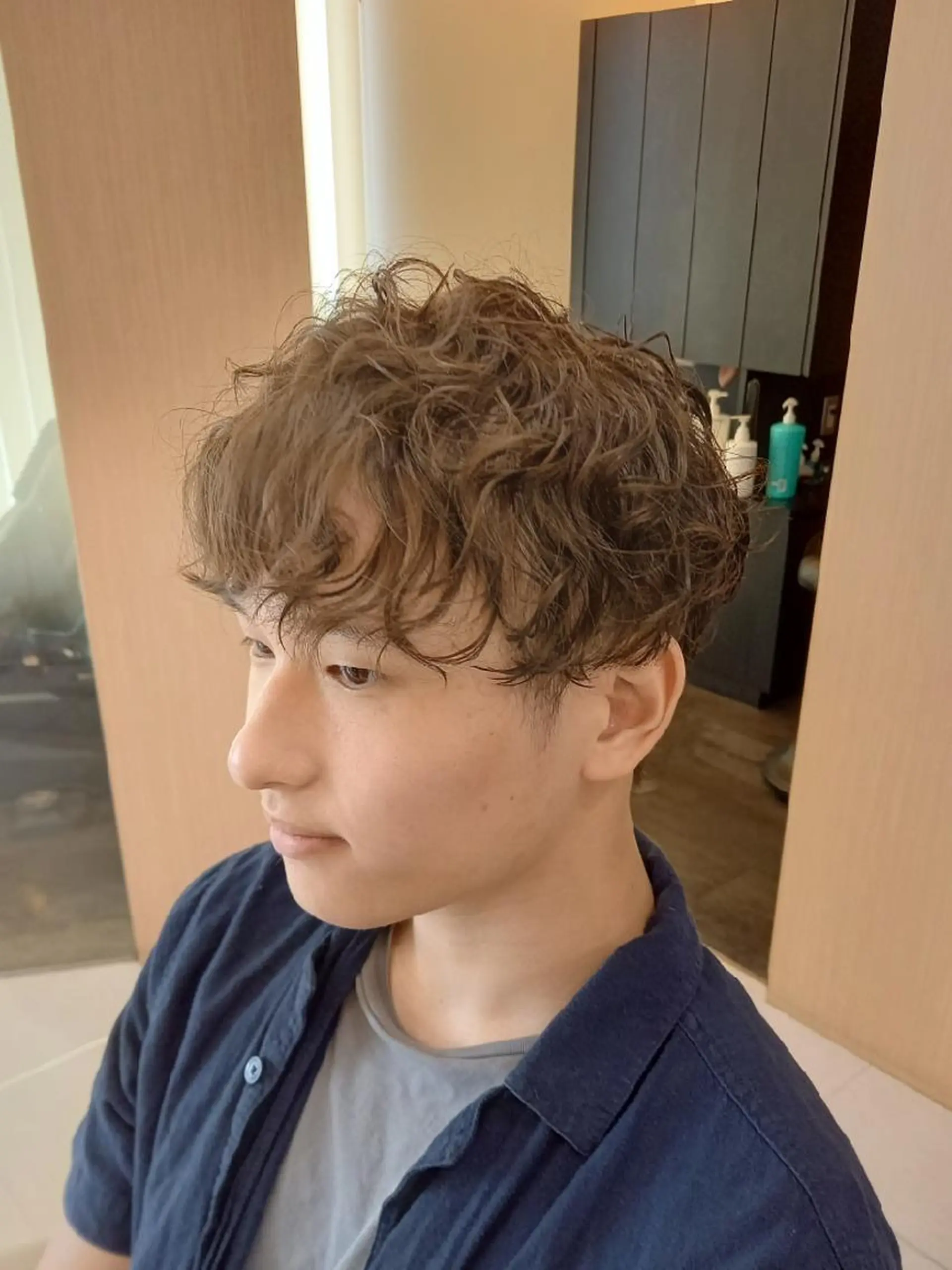 メンズ パーマ メンズパーマ ニュアンスパーマ カット パーマ 飯田・髪質改善縮毛矯 正・カラー・パーマのヘアスタイル