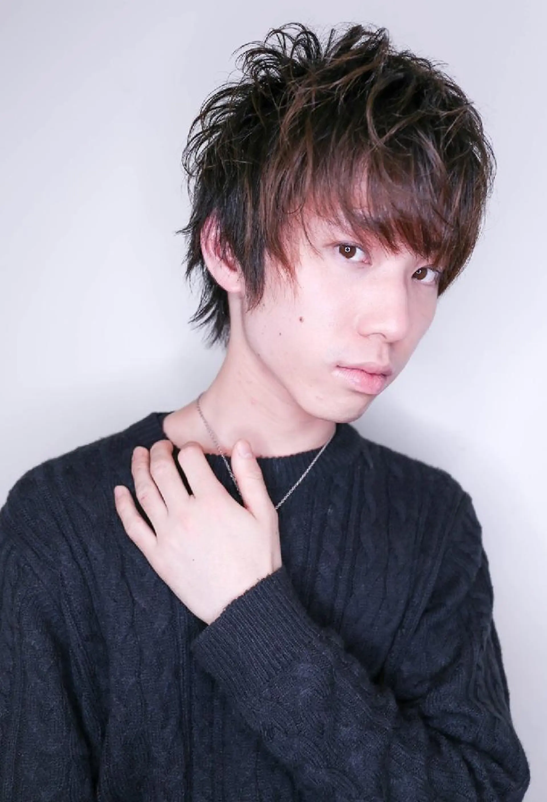 カラー パーマ ヘアアレンジ メンズ メンズパーマ ブリーチ/ヘアケア/ 艶髪/イギチハルのヘアスタイル