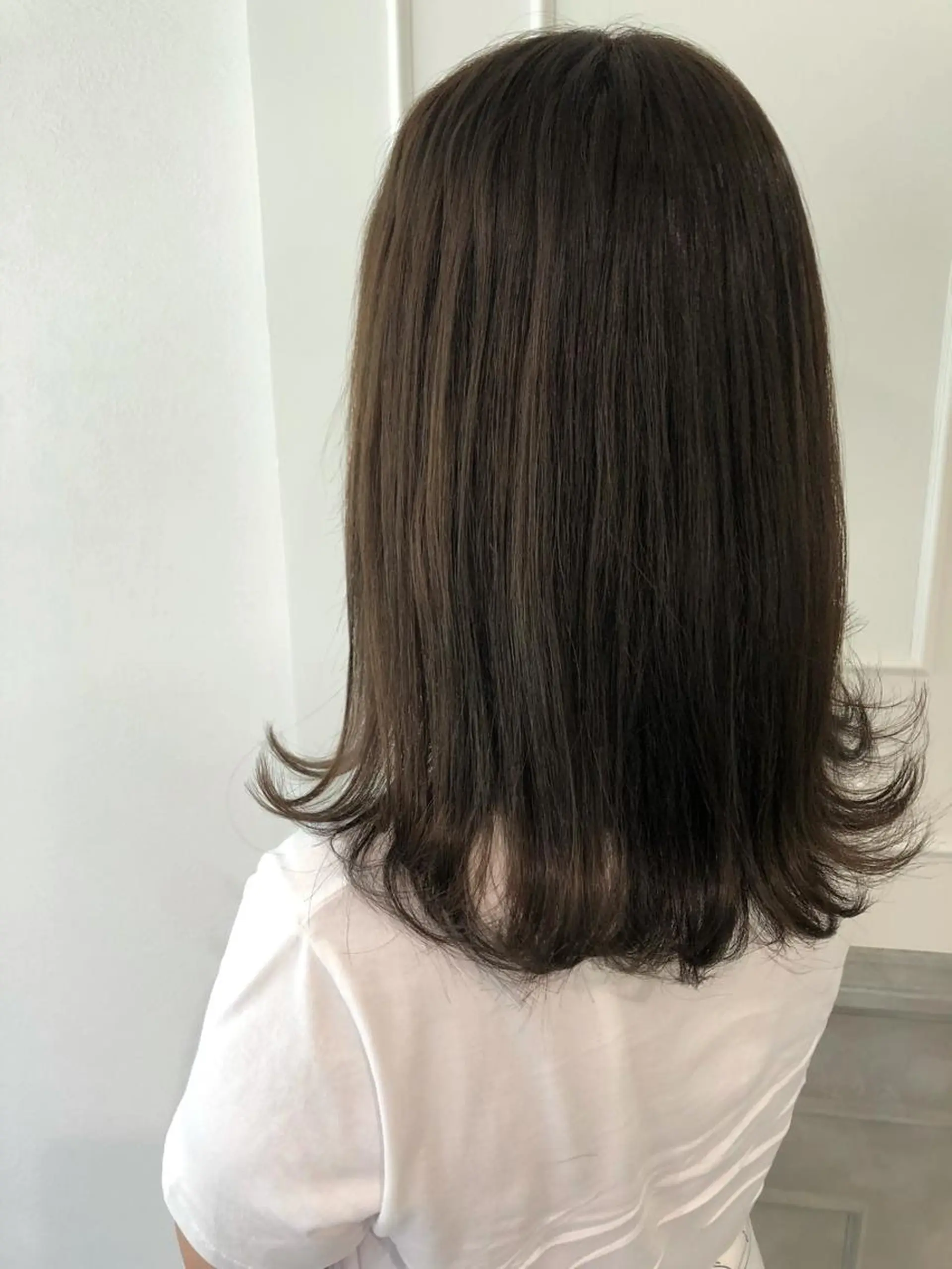 セミロング 縮毛矯正 トリートメント ♡美髪•艶髪♡砂川 なつきのヘアスタイル