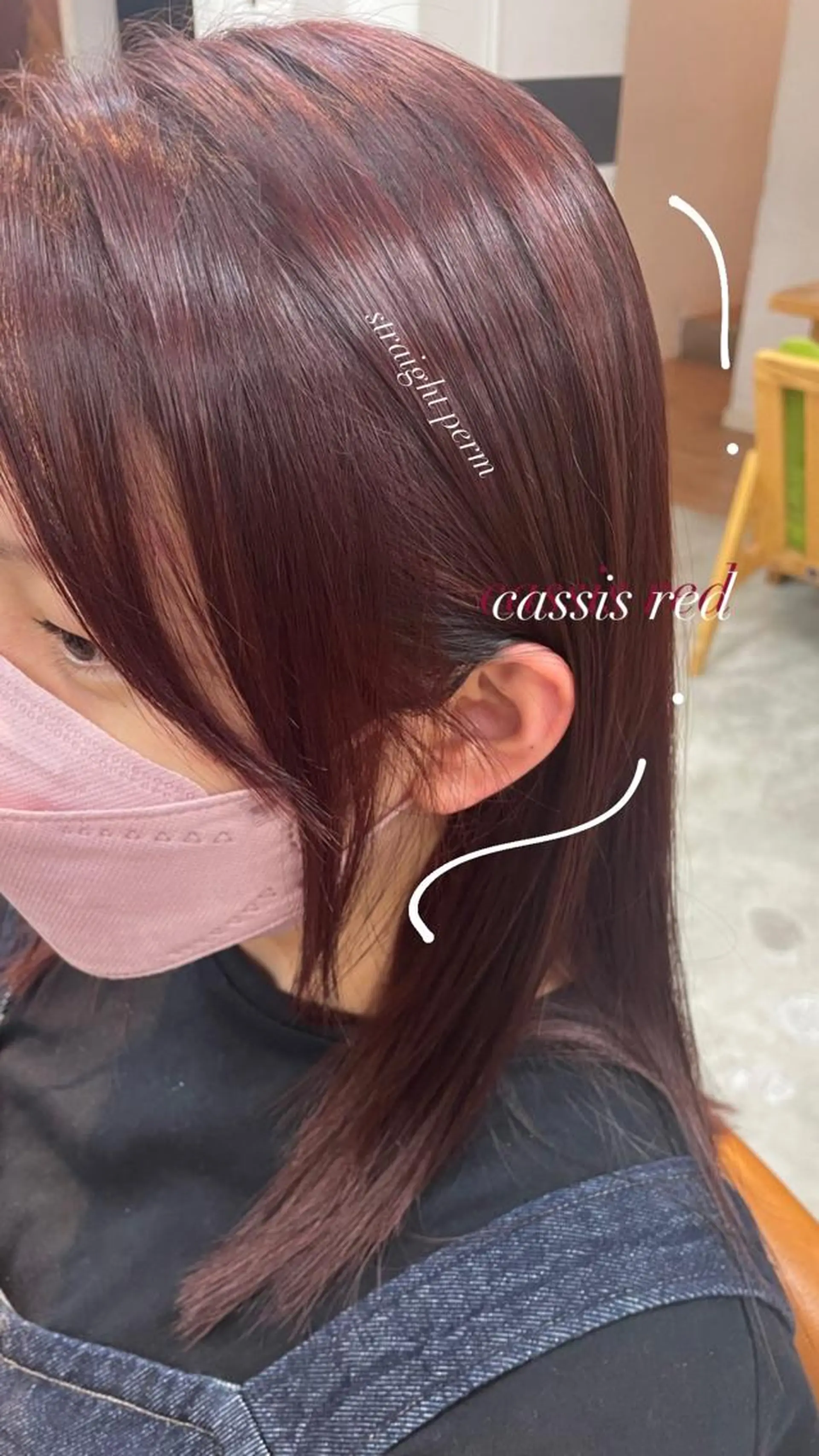 ロング カラー パーマ ストレートパーマ ハイトーン 🌷ハルミ🌷のヘアスタイル