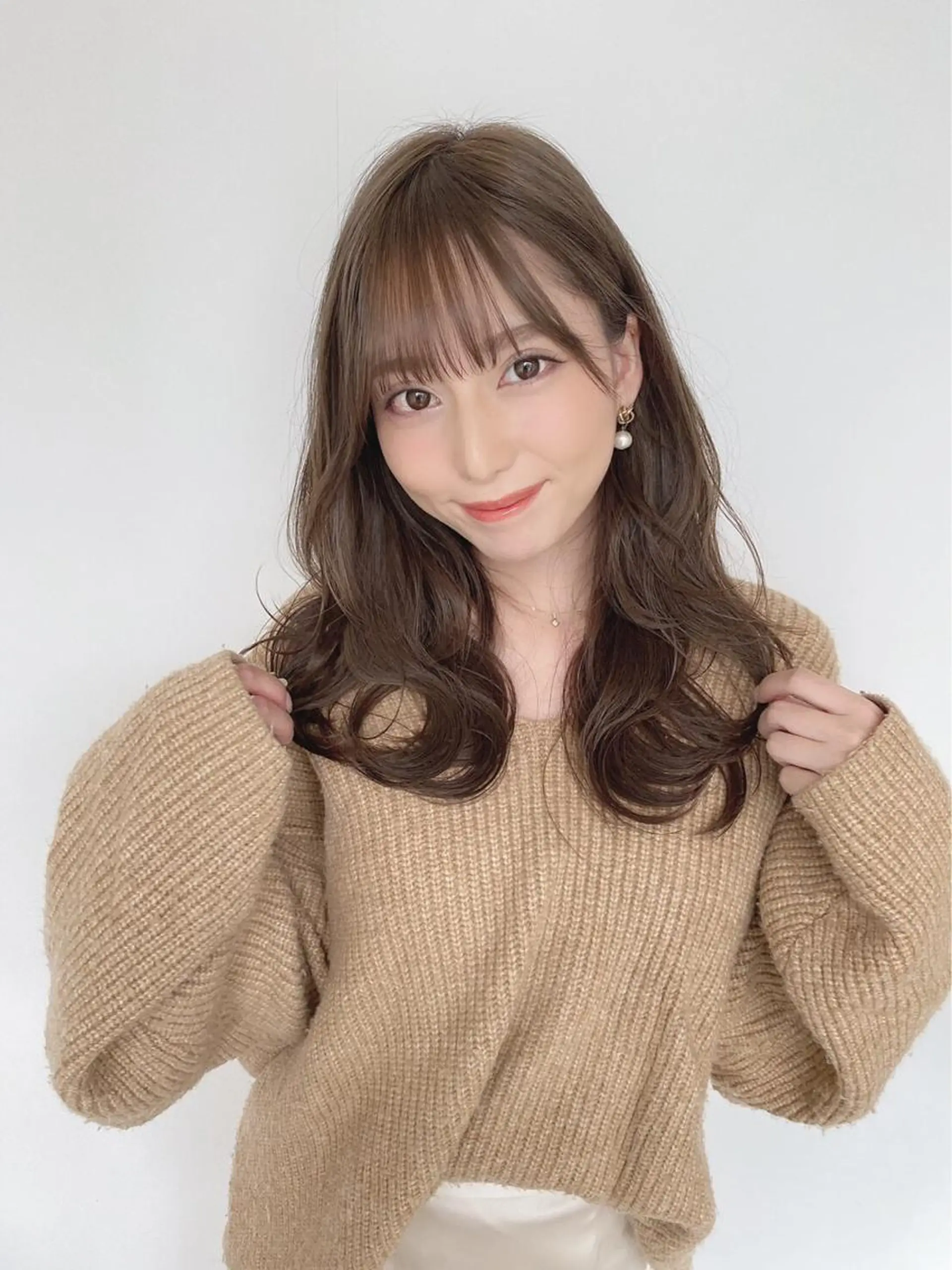 セミロング カラー ヘアアレンジ 女性が憧れる ショート/角田愛和のヘアスタイル