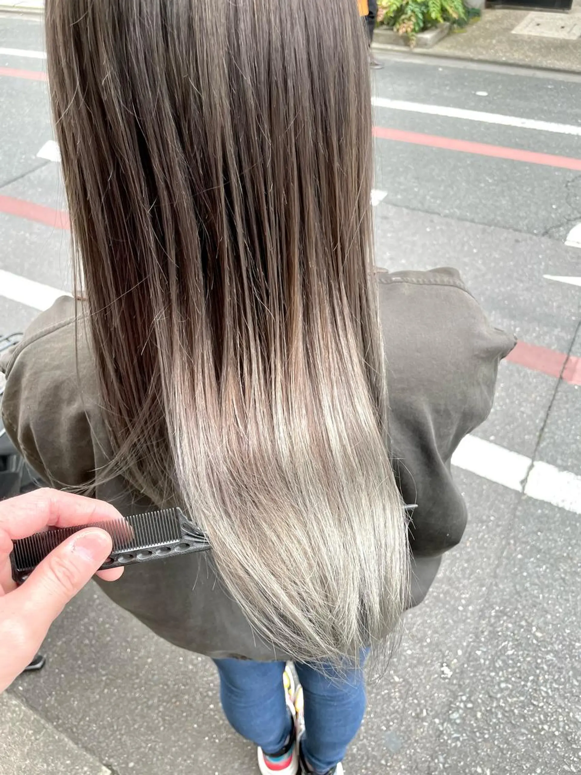 ロング カラー ヘアアレンジ 川内 政人のヘアスタイル