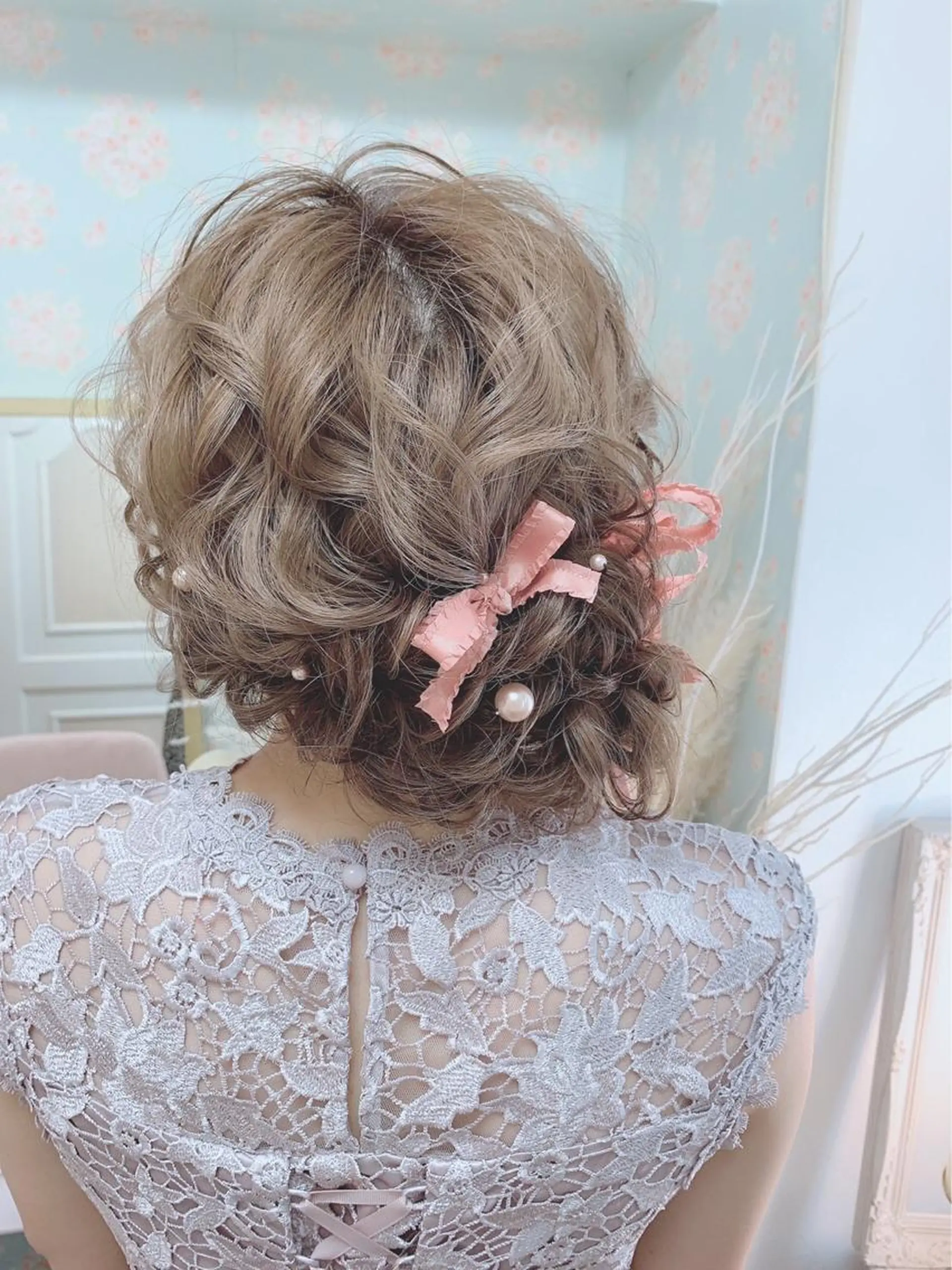 セミロング ヘアアレンジ Achieve 三ノ宮のヘアスタイル