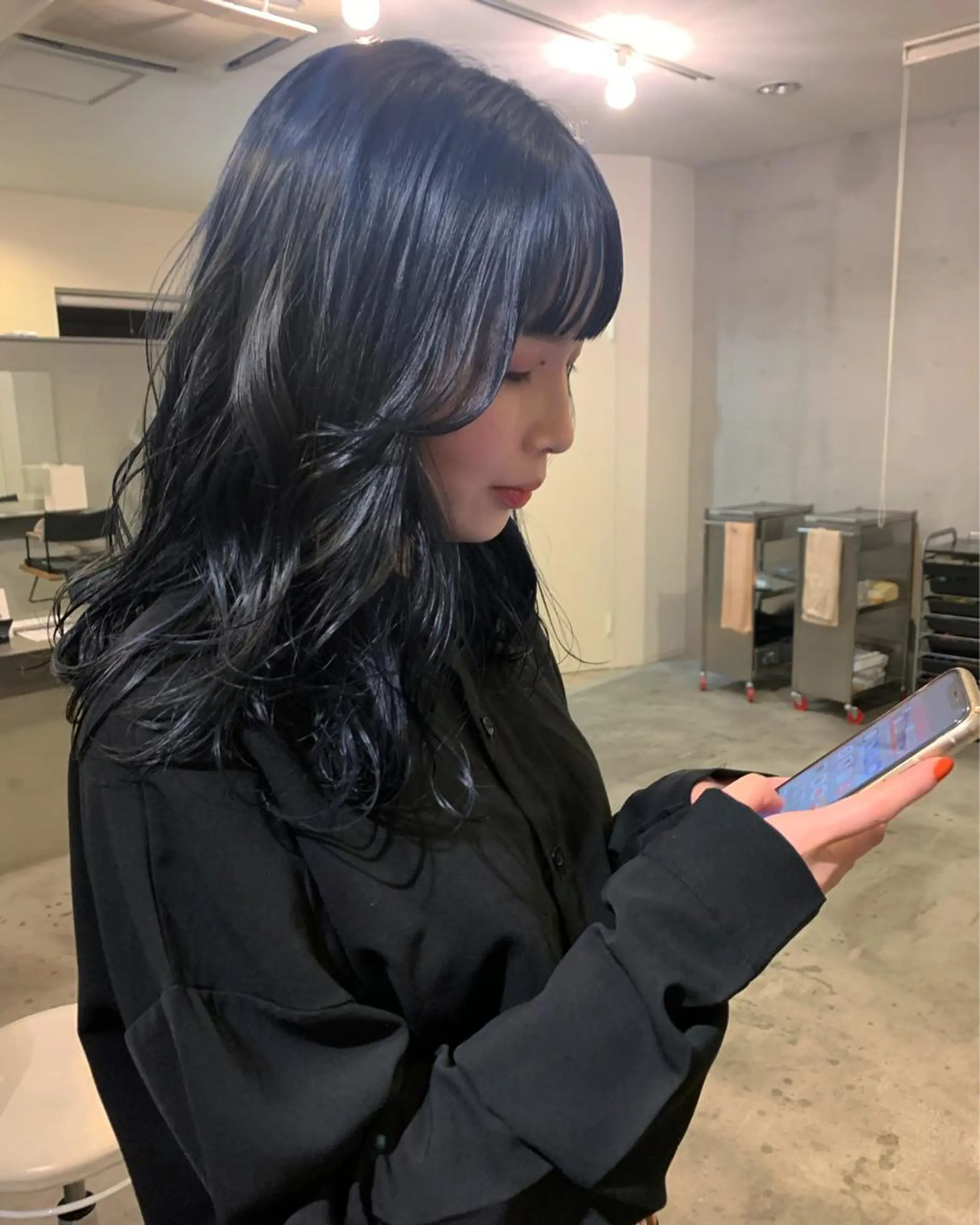 セミロング カラー mir MIYUのヘアスタイル