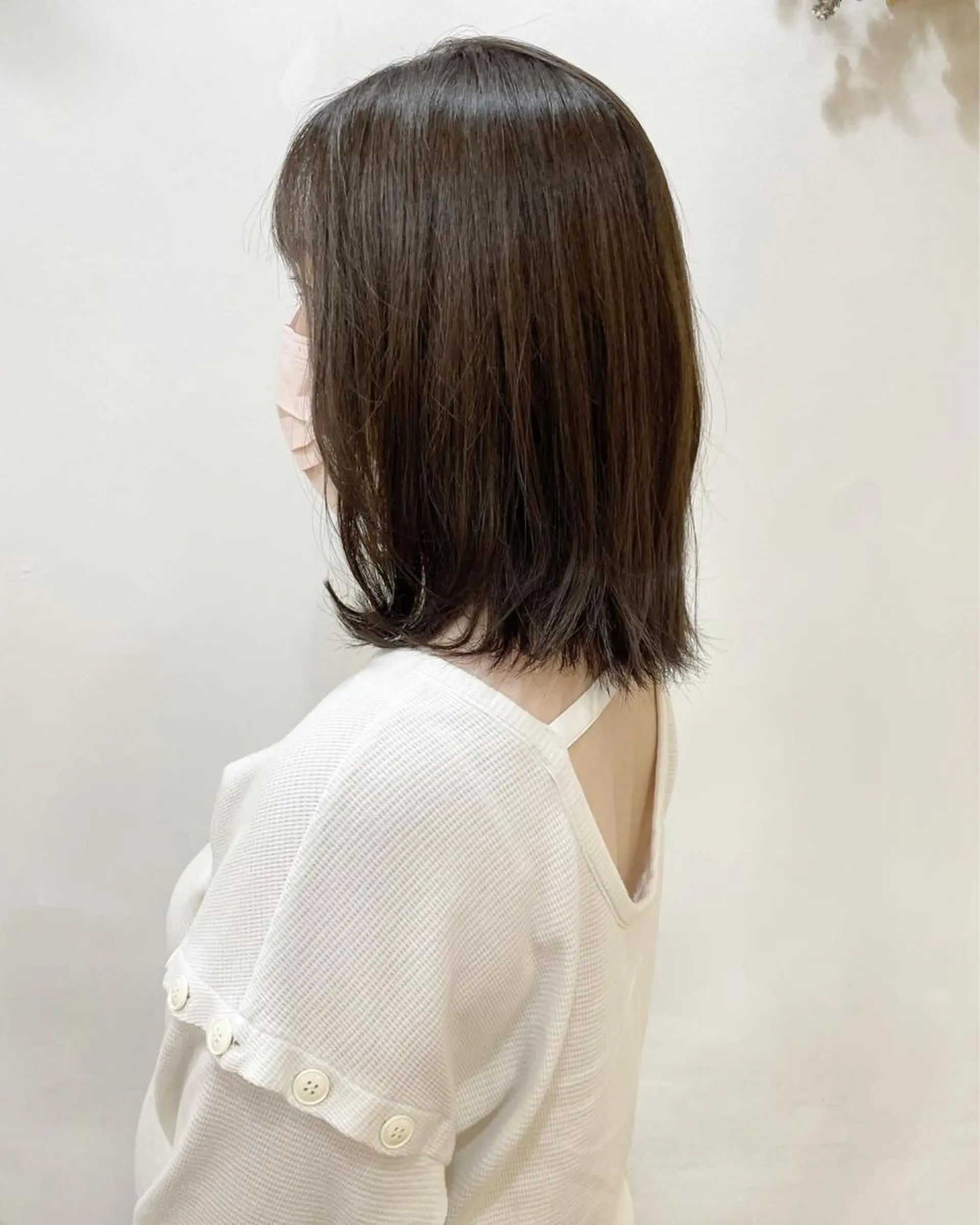 ミディアム カラー あずまぐち めぐみのヘアスタイル