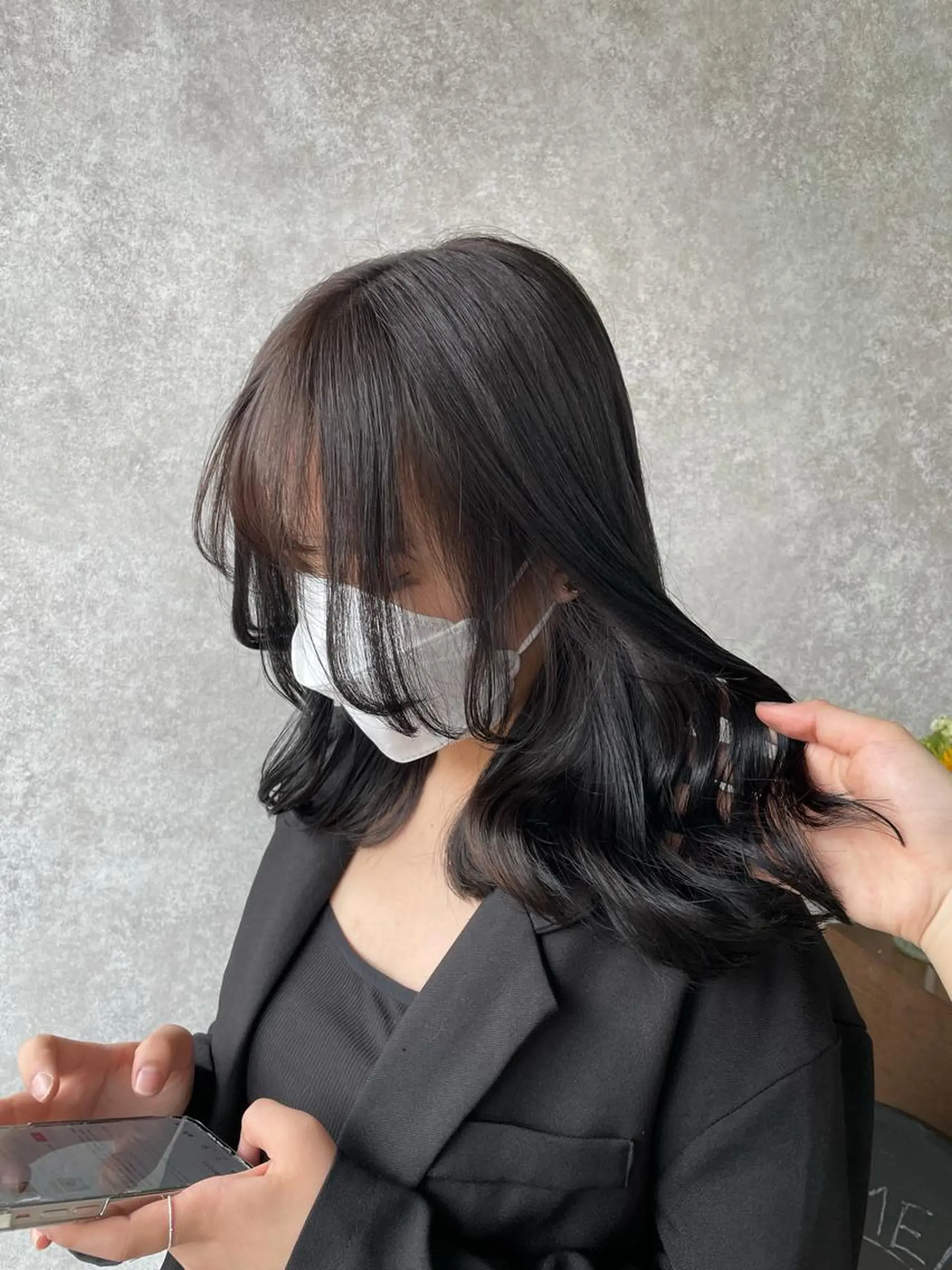 セミロング カラー 🫧ヒシダアキ taboo.i🫧のヘアスタイル