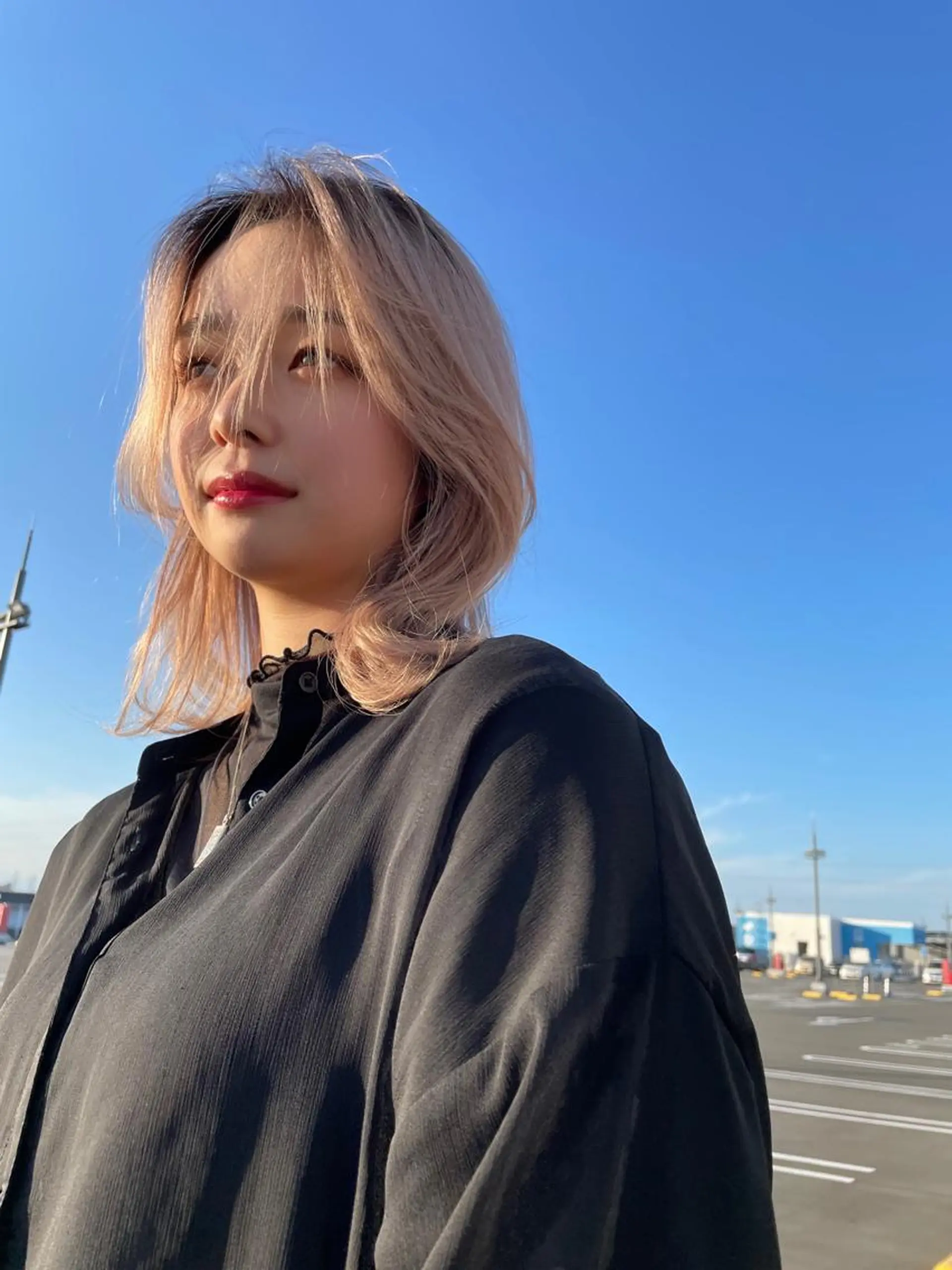 ミディアム カラー ヘアカラー GOAT_茅ヶ崎 キシ サクラのヘアスタイル