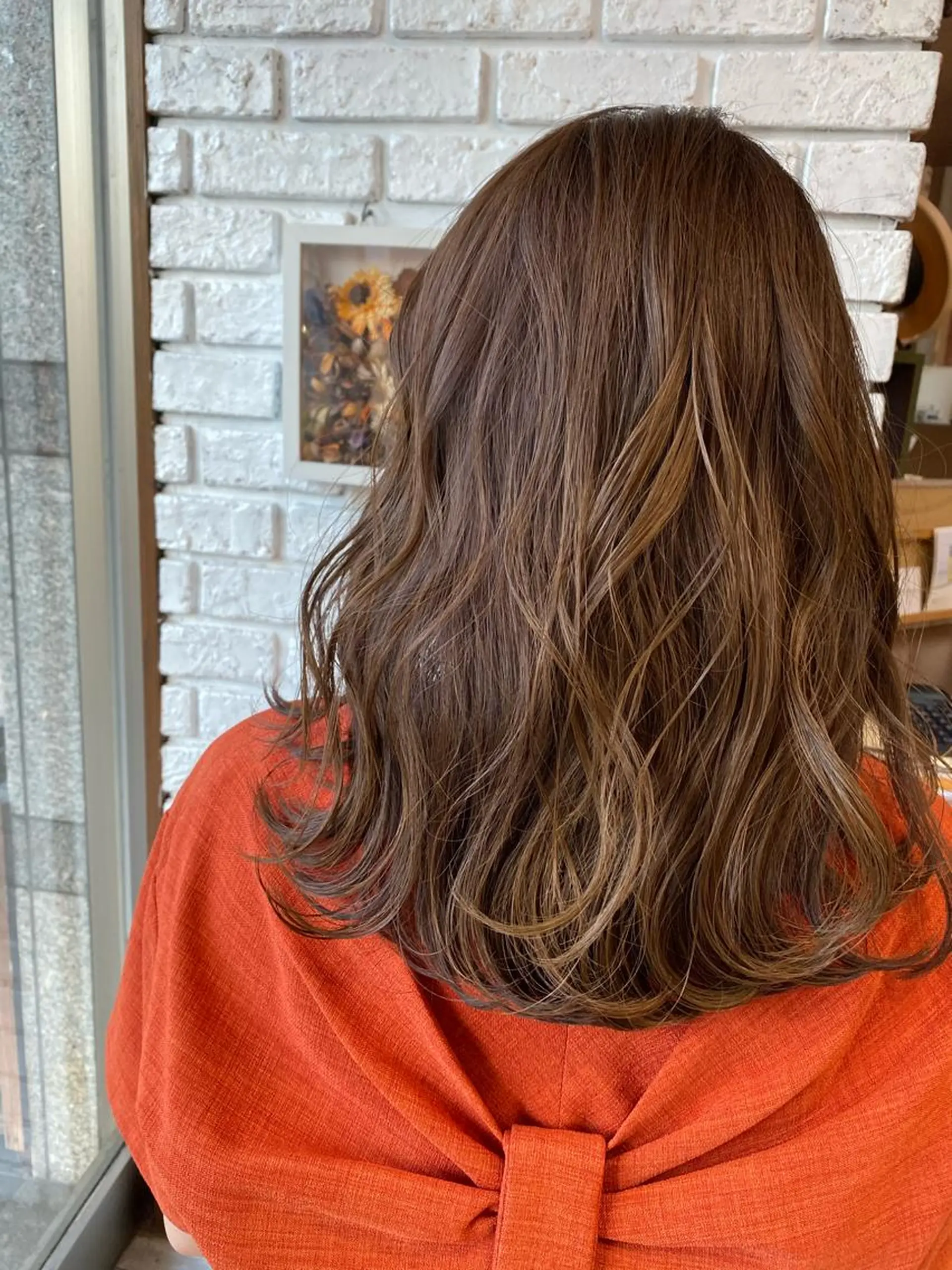 セミロング カラー カット ヘアカラー トリートメント 日比 貴大/ minim hairのヘアスタイル