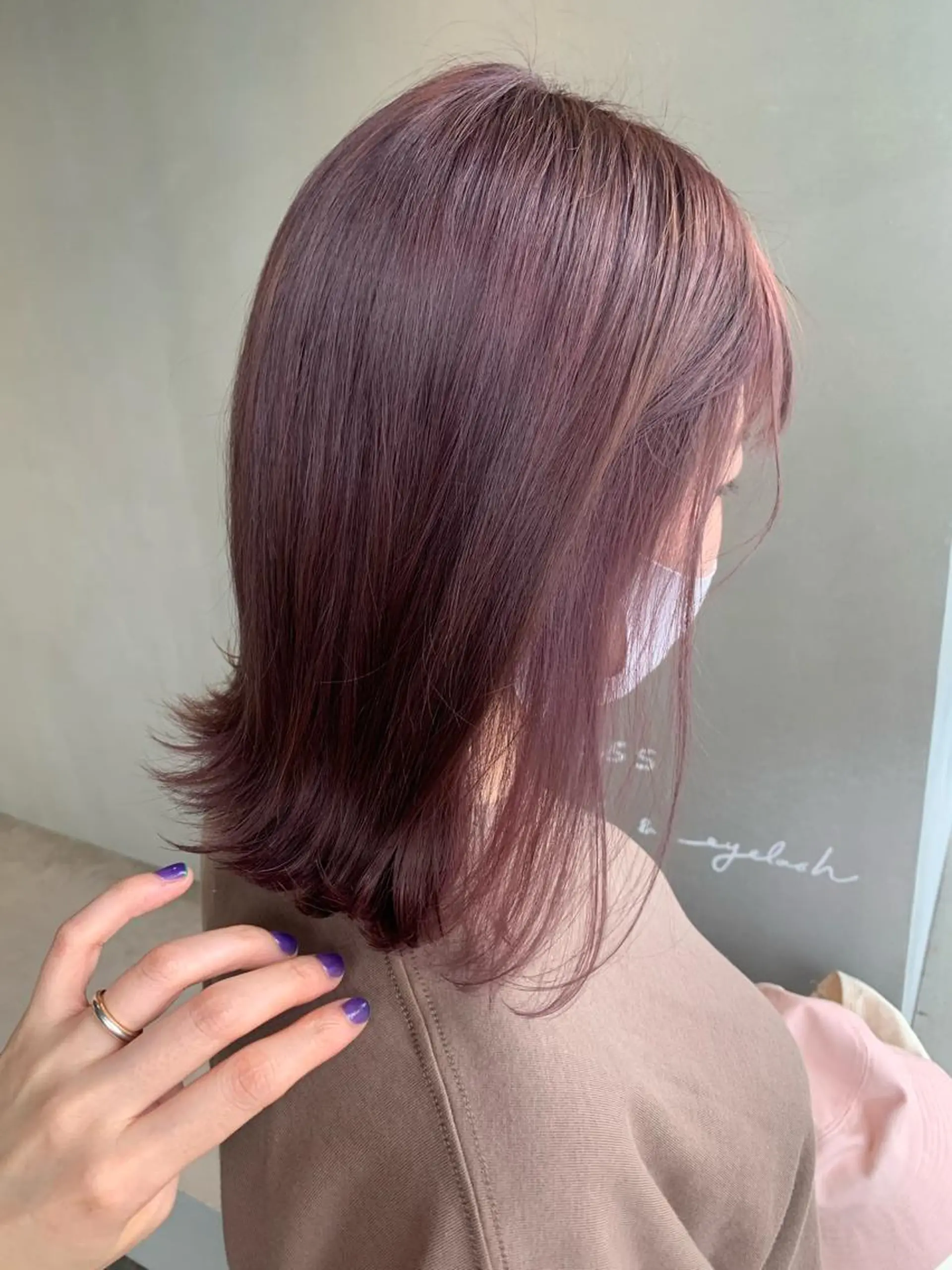 ミディアム カラー ブリーチ/アレンジ 天満/chihiroのヘアスタイル