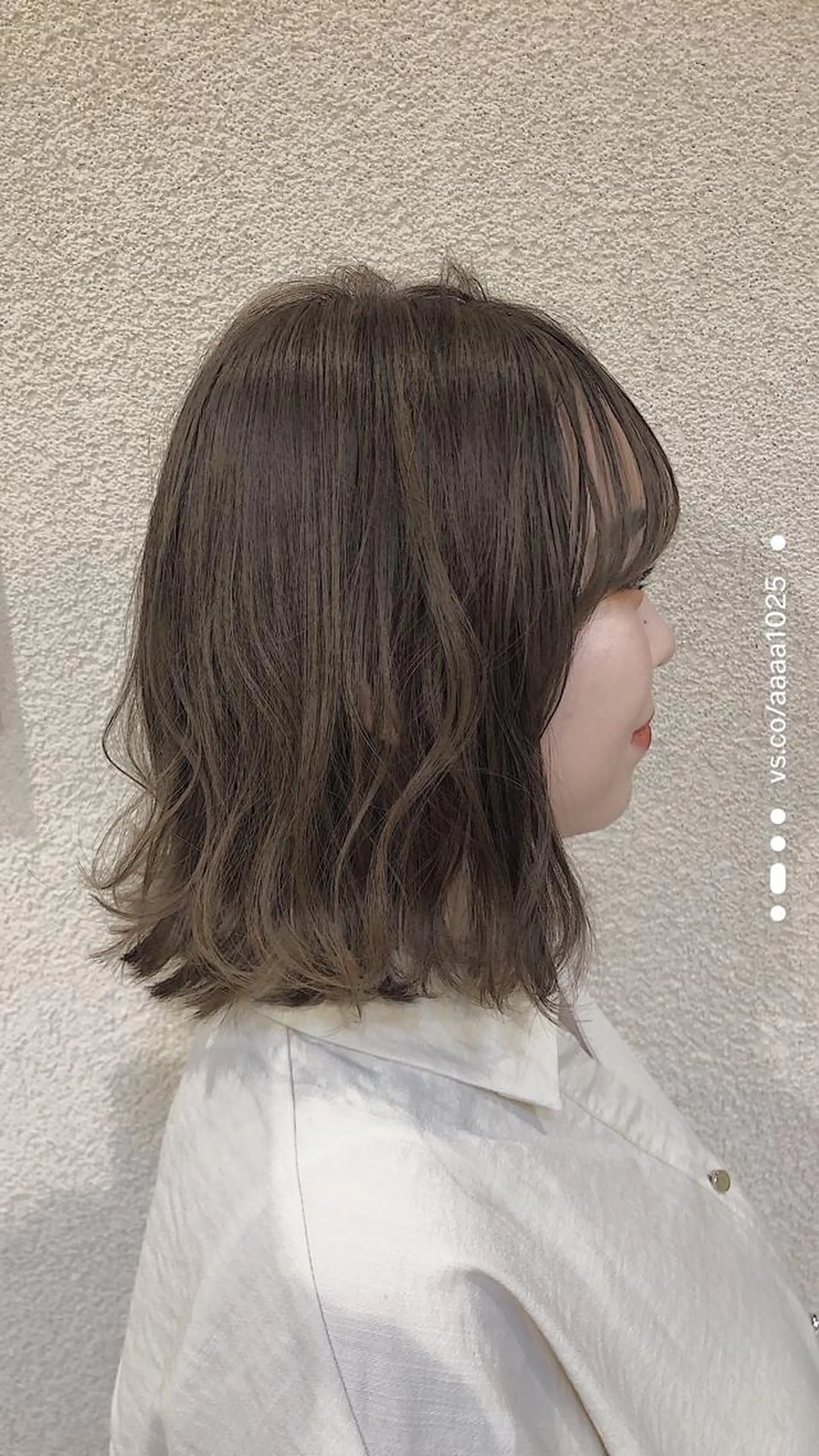 ミディアム カラー カット ヘアカラー merc. 福田茜のヘアスタイル