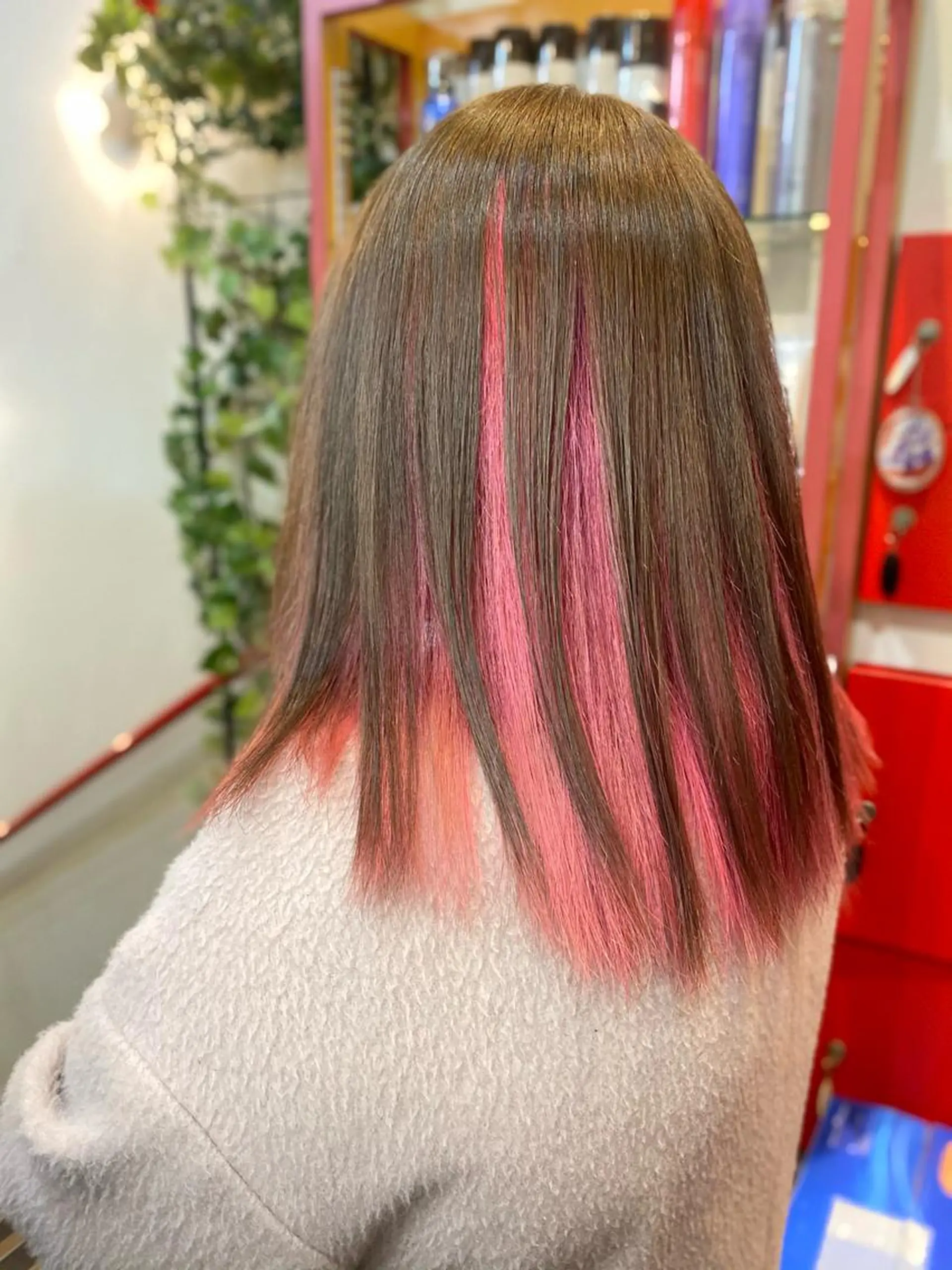 ミディアム ヘアカラー ゆぴ☾‪/推しカラー /ハイトーンのヘアスタイル