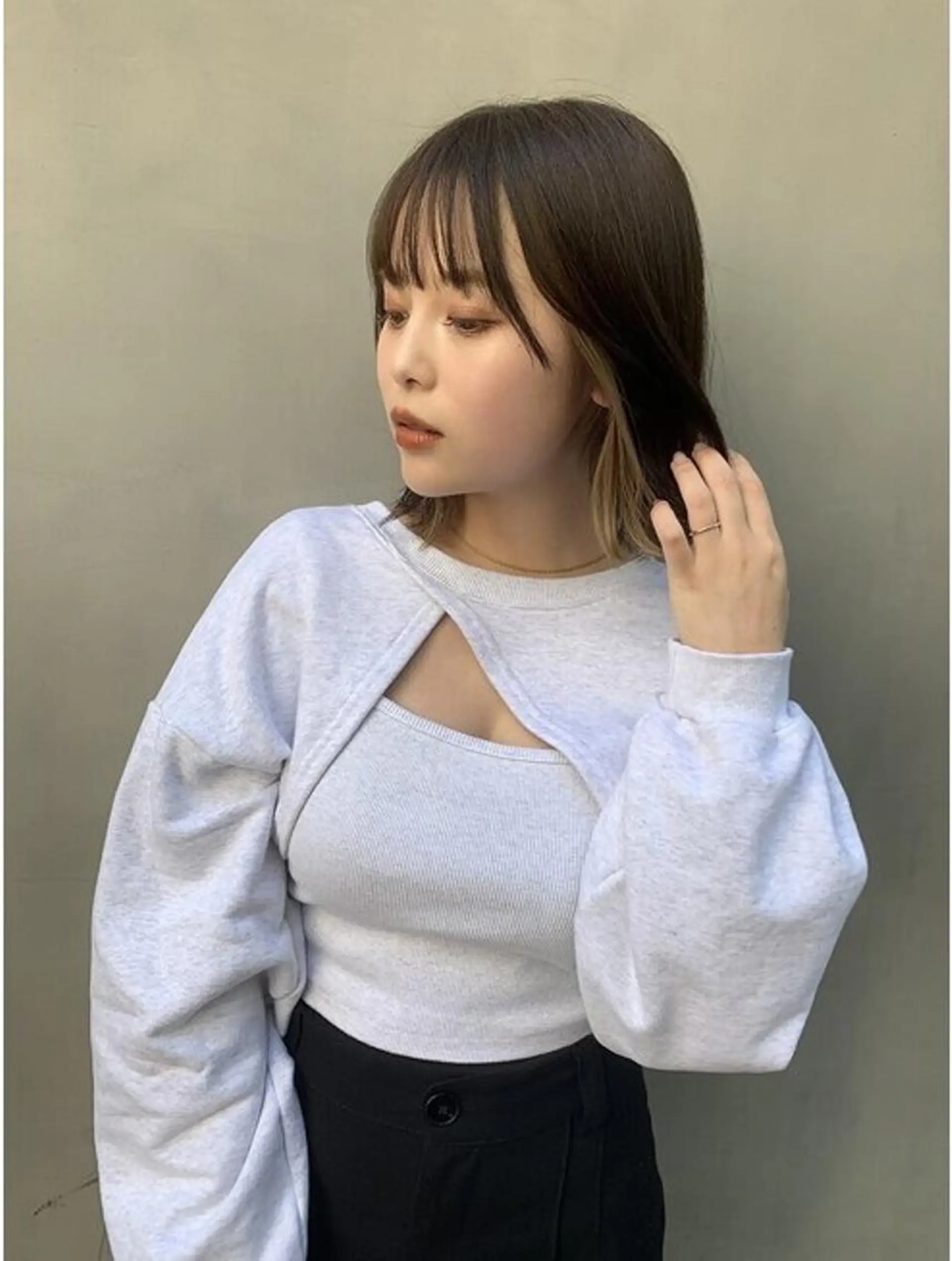 ショート 顔まわりレイヤー 髪質改善 韓国風ヘア レイヤーカット 似合わせカット カット 髪質改善🇰🇷レイ ヤーカット/艶透明髪のヘアスタイル