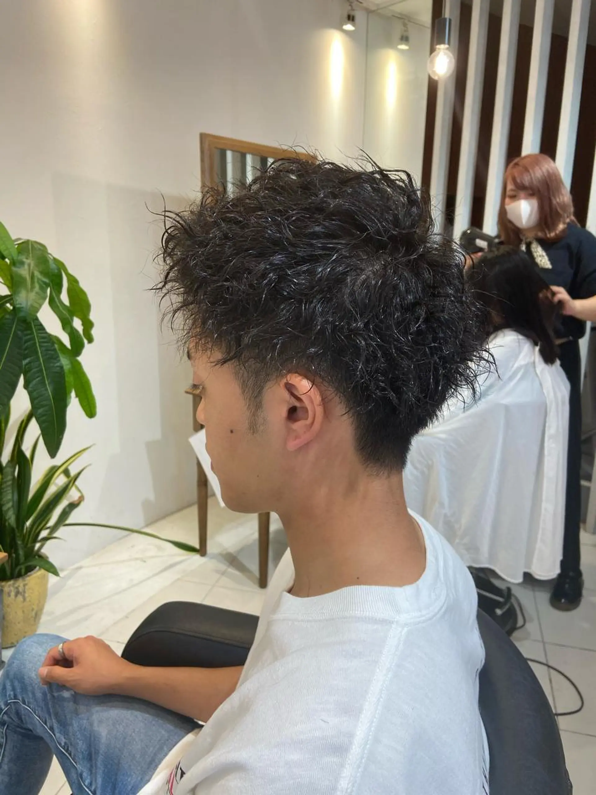 パーマ メンズ メンズパーマ メンズツイストパーマ ツイストパーマ カット パーマ 再現性◎✨艶髪🔆 川﨑友稀のヘアスタイル