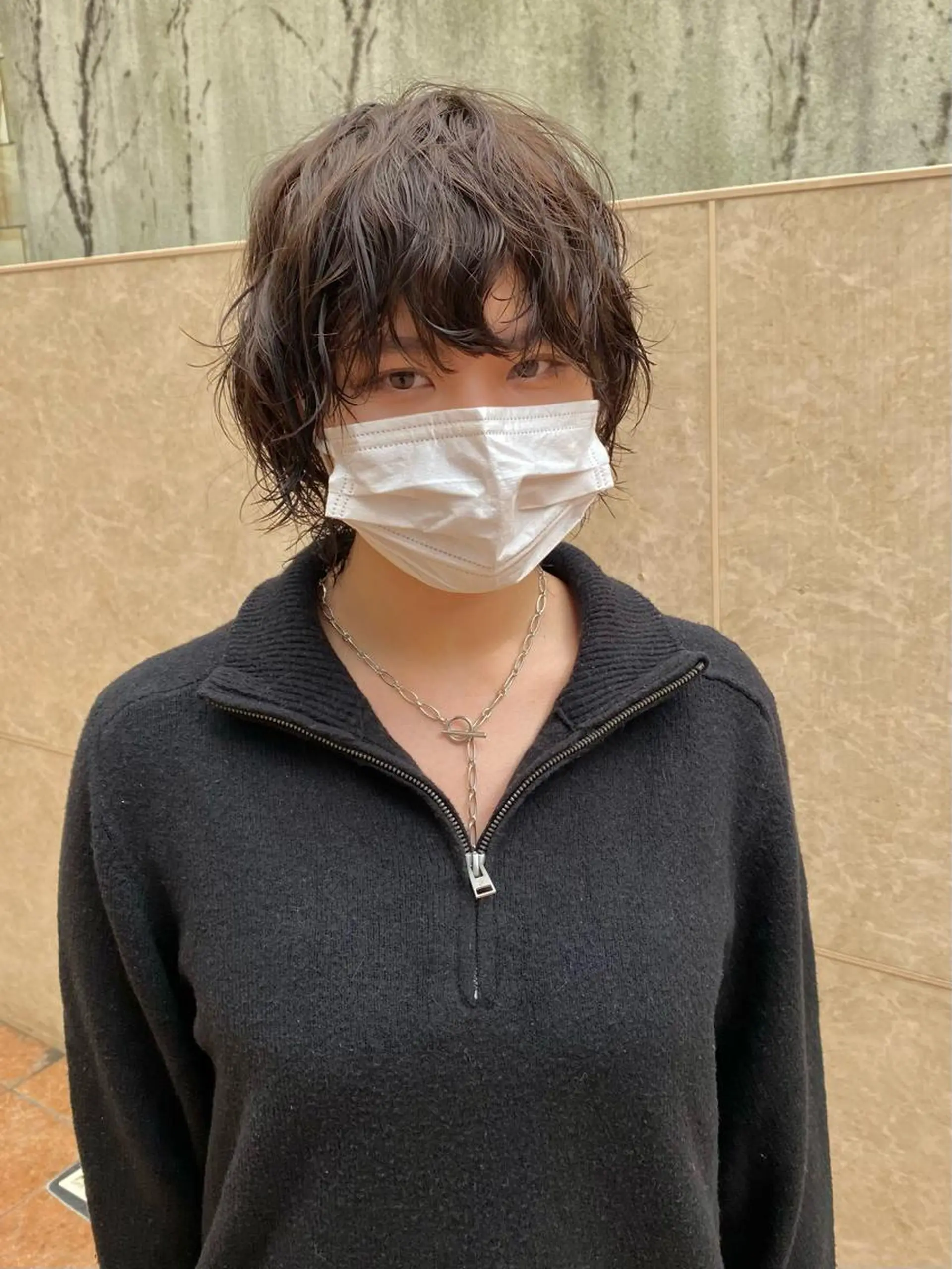 ショート パーマ ウルフカット スパイラルパーマ ボブ/縮毛矯正/ レイヤー/塚田のヘアスタイル