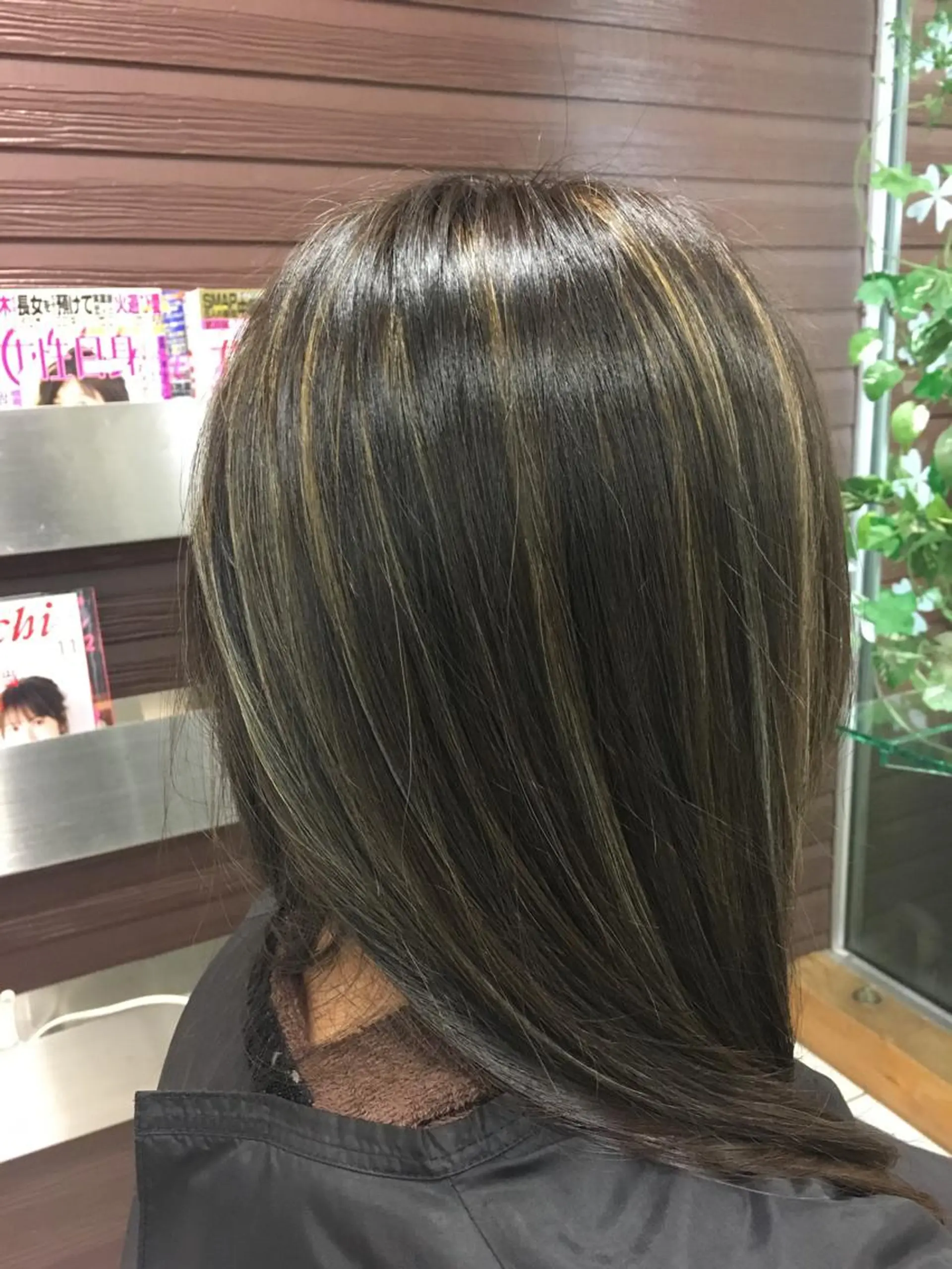 カラー グレージュ ハイライトカラー 落合孝臣/新潟駅南 /髪質改善のヘアスタイル