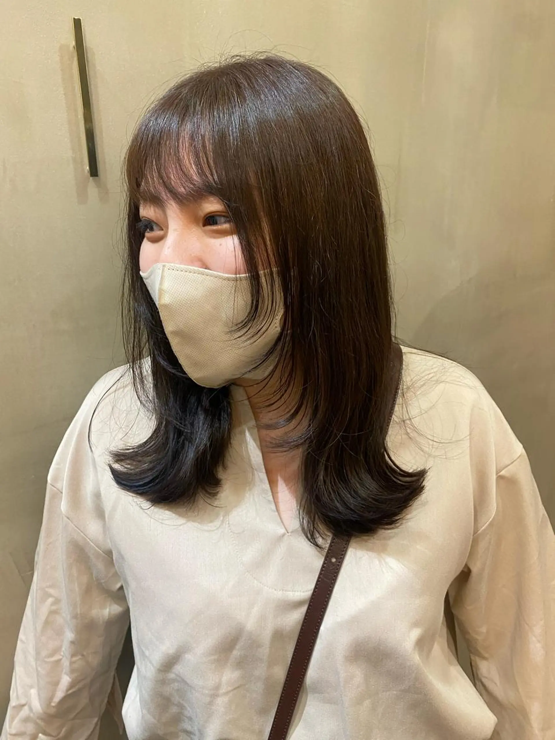 ミディアム カラー 韓国×髪質改善カラー 💎hinaのヘアスタイル