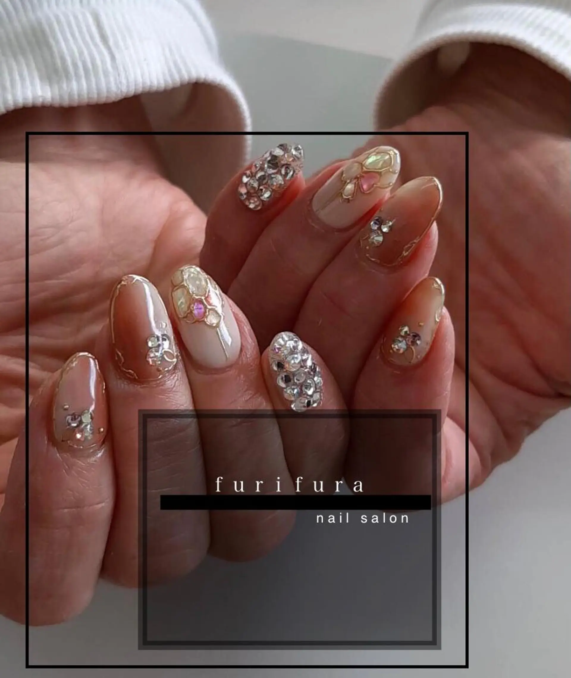 ネイル グラデーション f u r i f u r aのマツエク・マツパデザイン