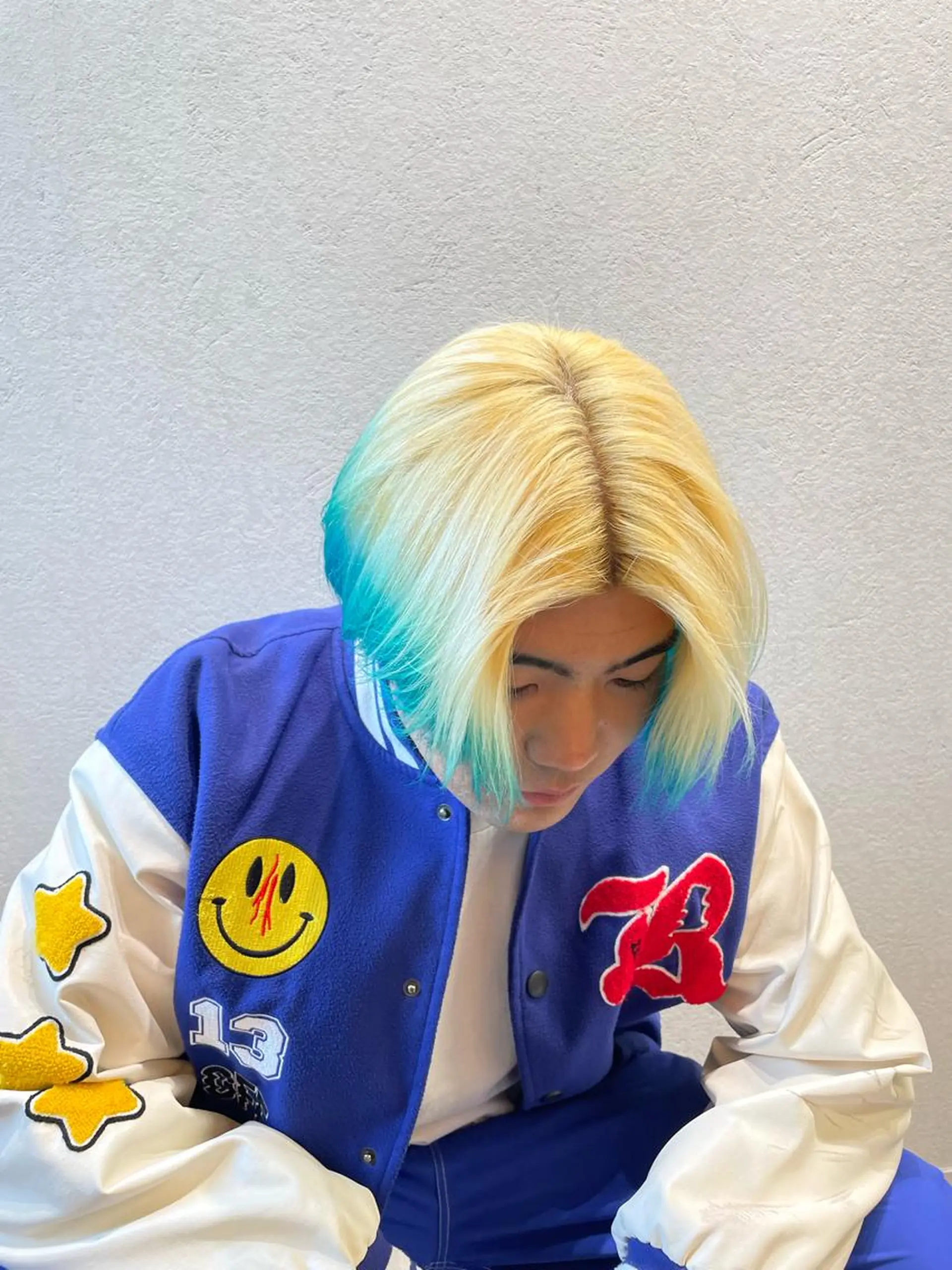 ショート カラー メンズ ヘアカラー トリートメント レイン🌏🌱 似合わせ/ハイトーンのヘアスタイル