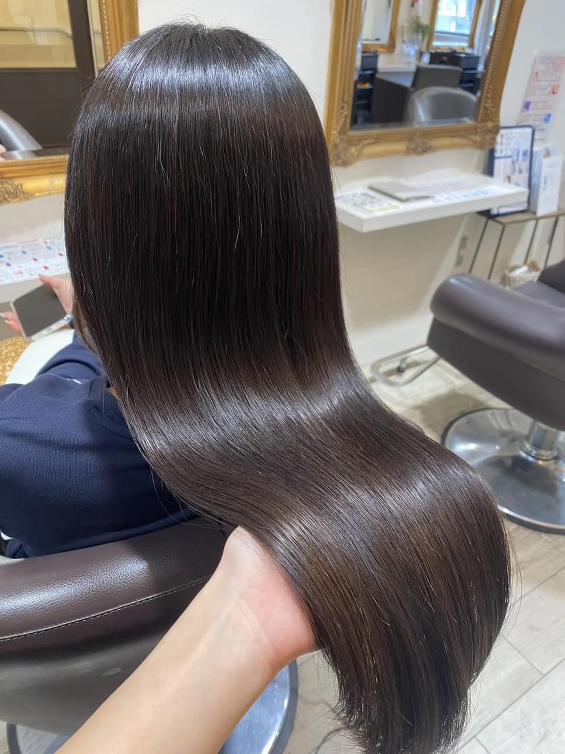 ロング カラー トリートメント ヘアセット 🦄🫧‪透明感 絹髪特化🫧🍓のヘアスタイル